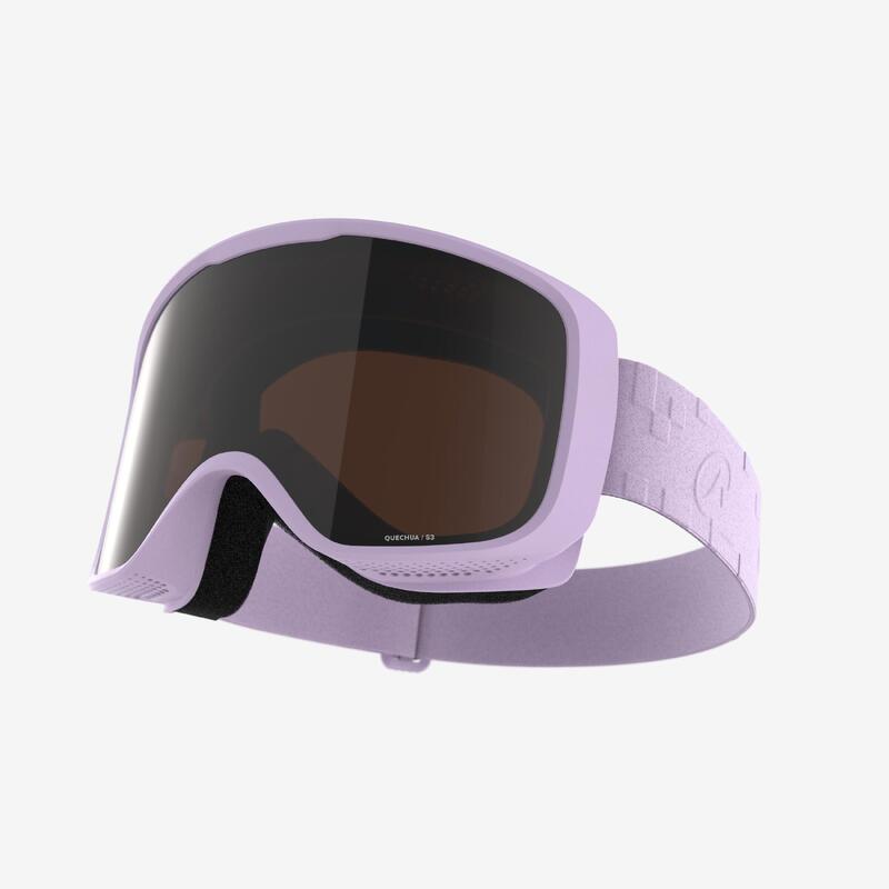 Ochelari schi/snowboard G 100 S3 Vreme Frumoasă Negru Copii/ Adulți