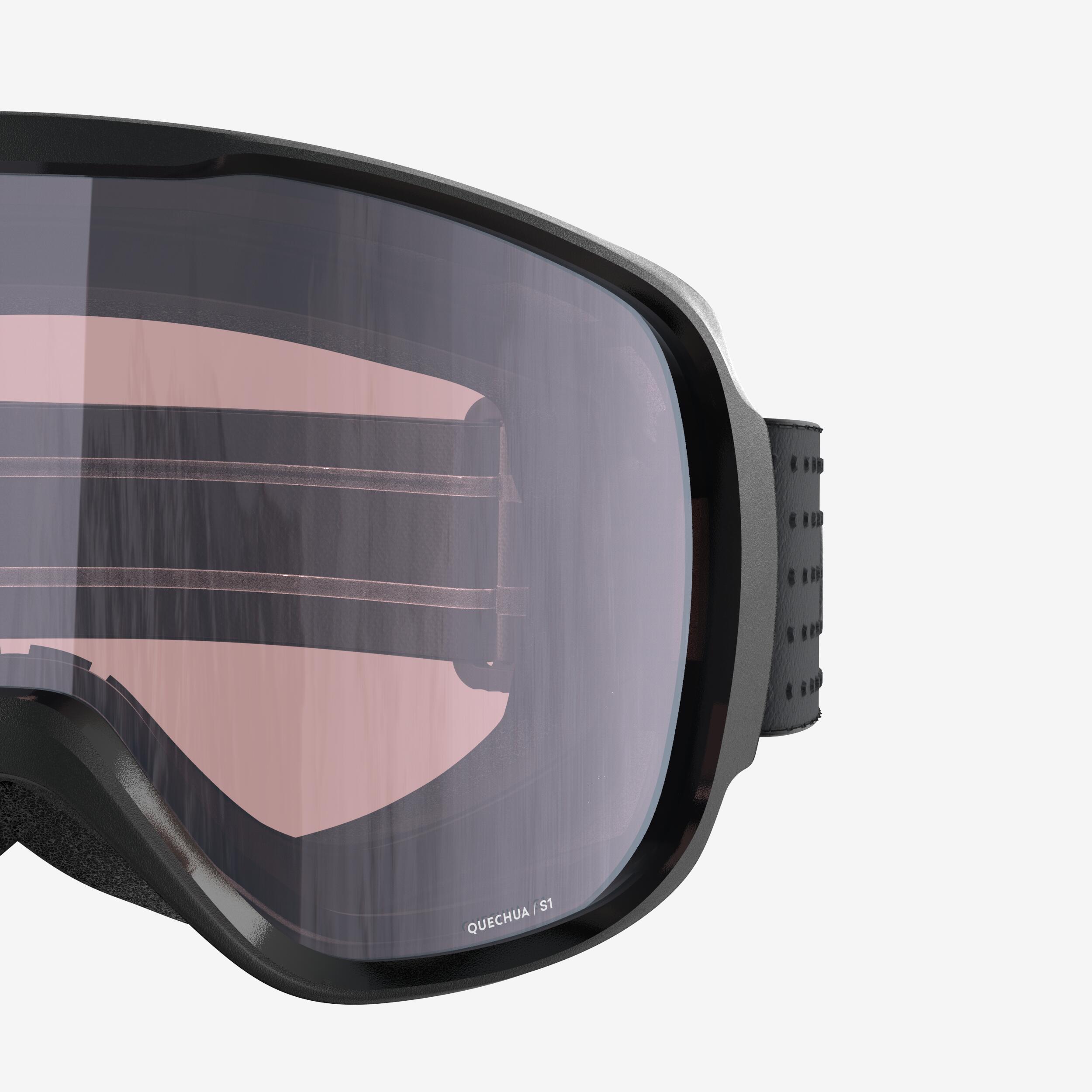 Bad-Weather S1 Ski and Snowboard Goggles, G500 | Decathlon