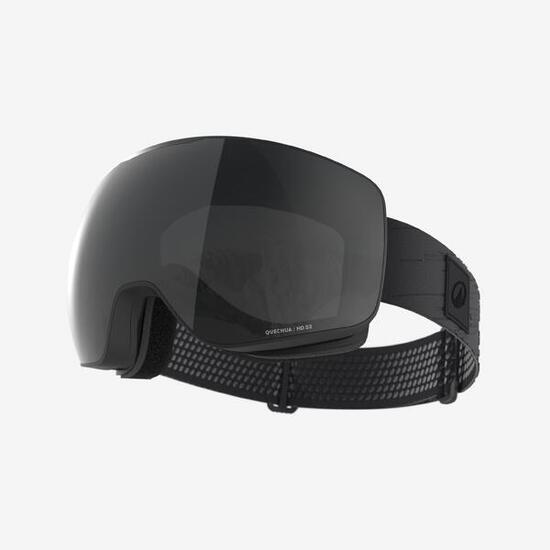 Maschera sci e snowboard adulto e bambino G 900 S HD kaki
