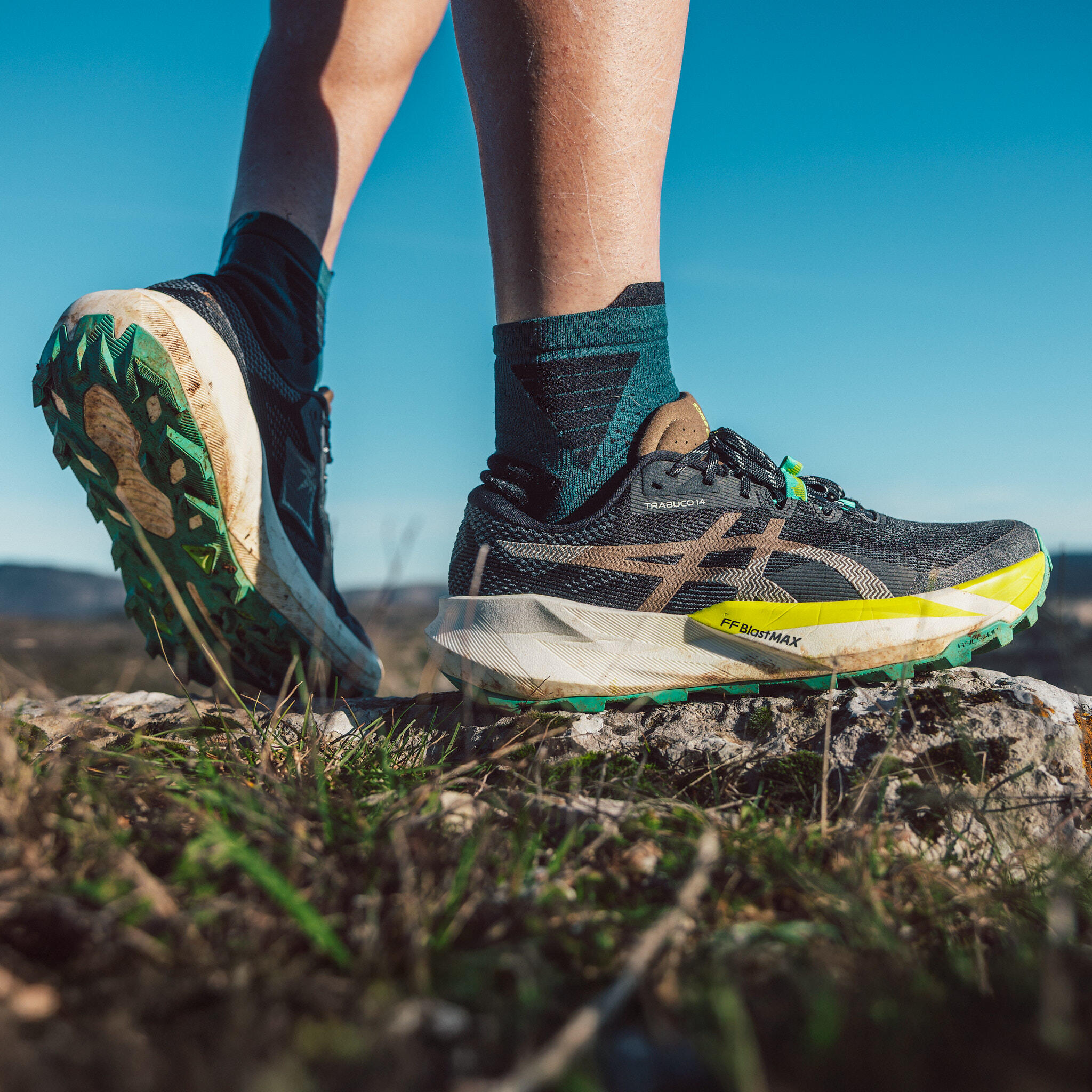 Sapatilhas de Trail Running Homem Trabuco 14 Preto/Caqui 2/14
