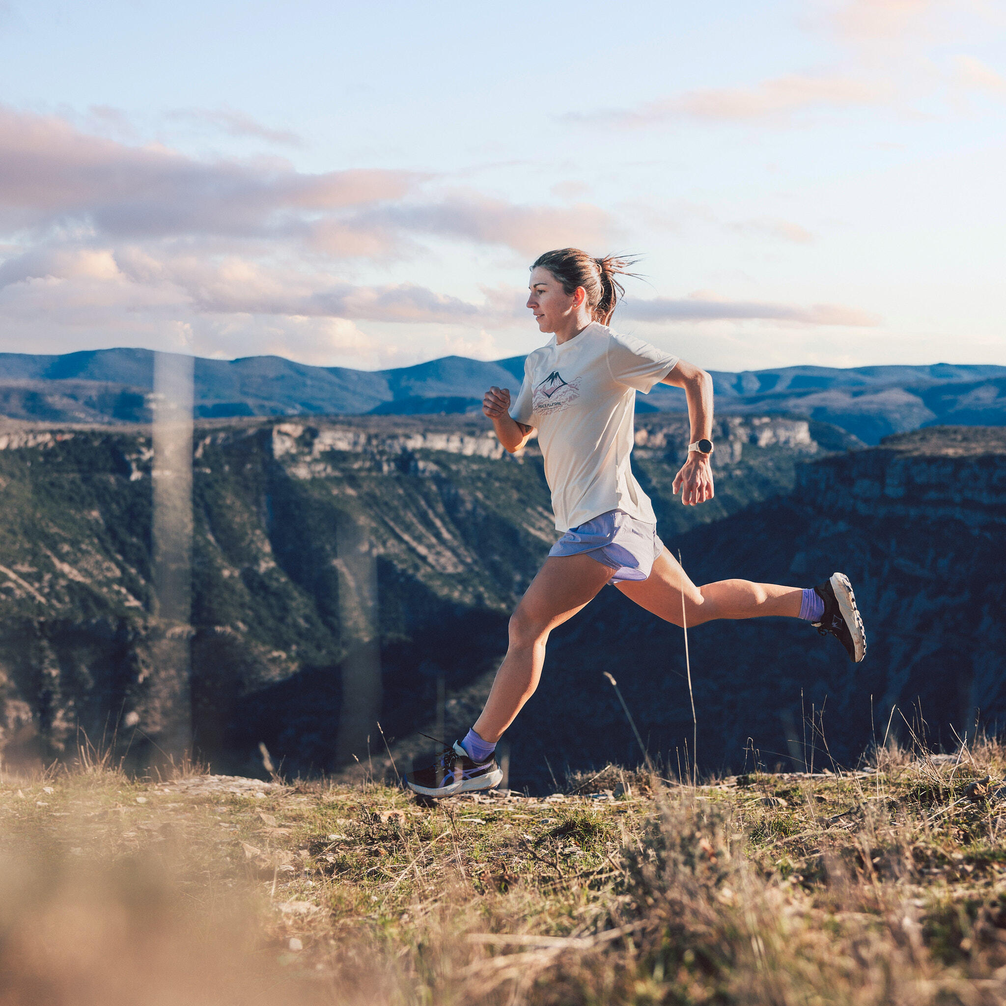 Sapatilhas de Trail Running Mulher Trabuco 14 Violeta/Preto 8/14