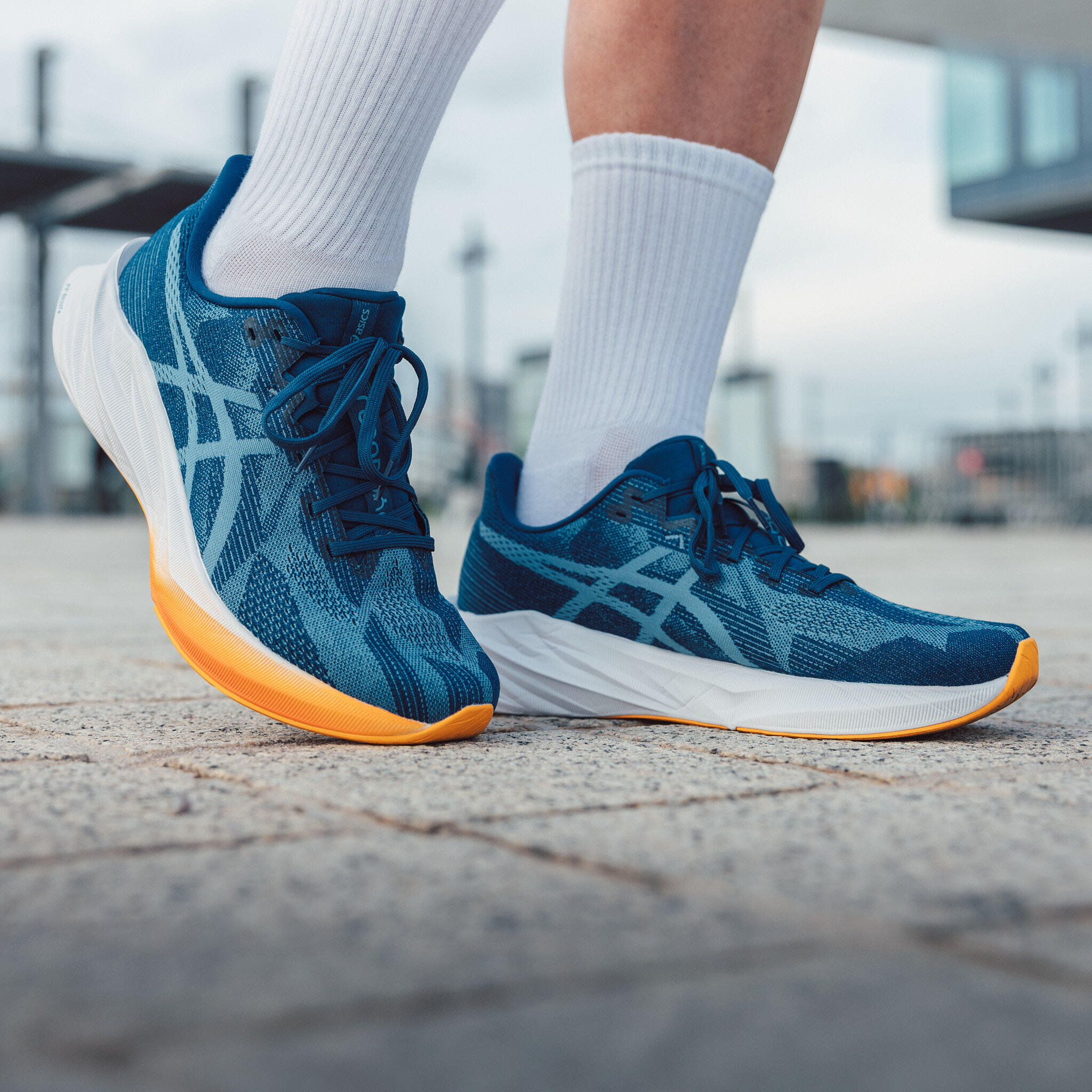 Sapatilhas de corrida Dynablast 5 para homem Asics Azul | Decathlon