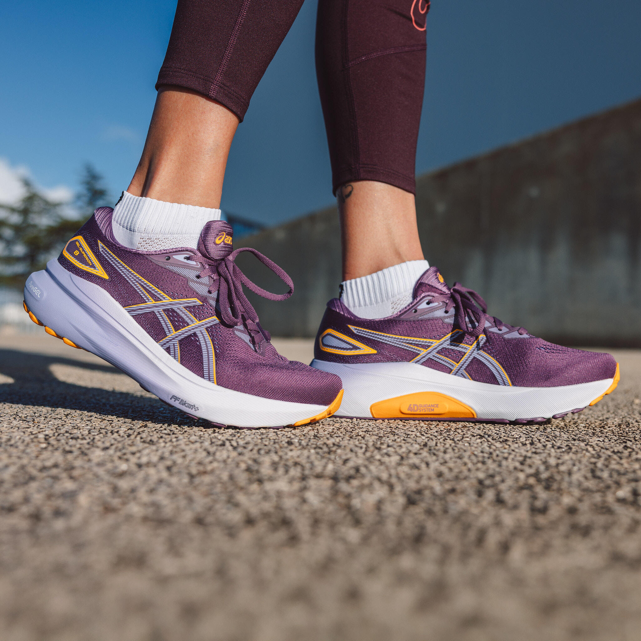 Sapatilhas de Corrida Mulher Asics Superion 8 Violeta 2/11