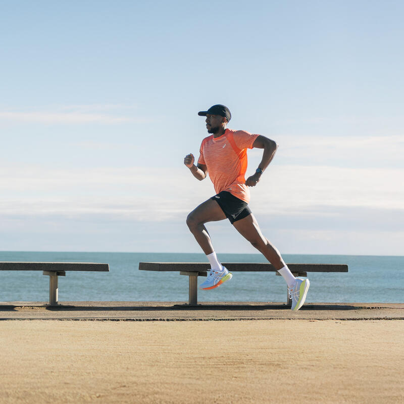 Încălțăminte de alergare Asics Gel Stratus 5 Gri-Portocaliu Bărbați