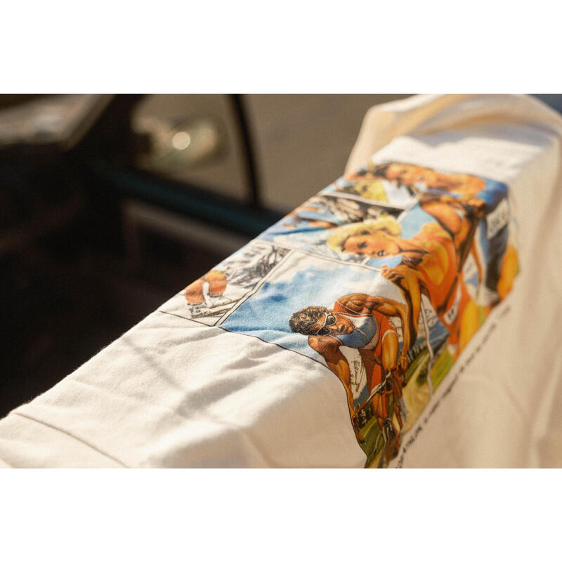 Tricou TS500 Alb din bumbac grosGrafică SINCE 1976