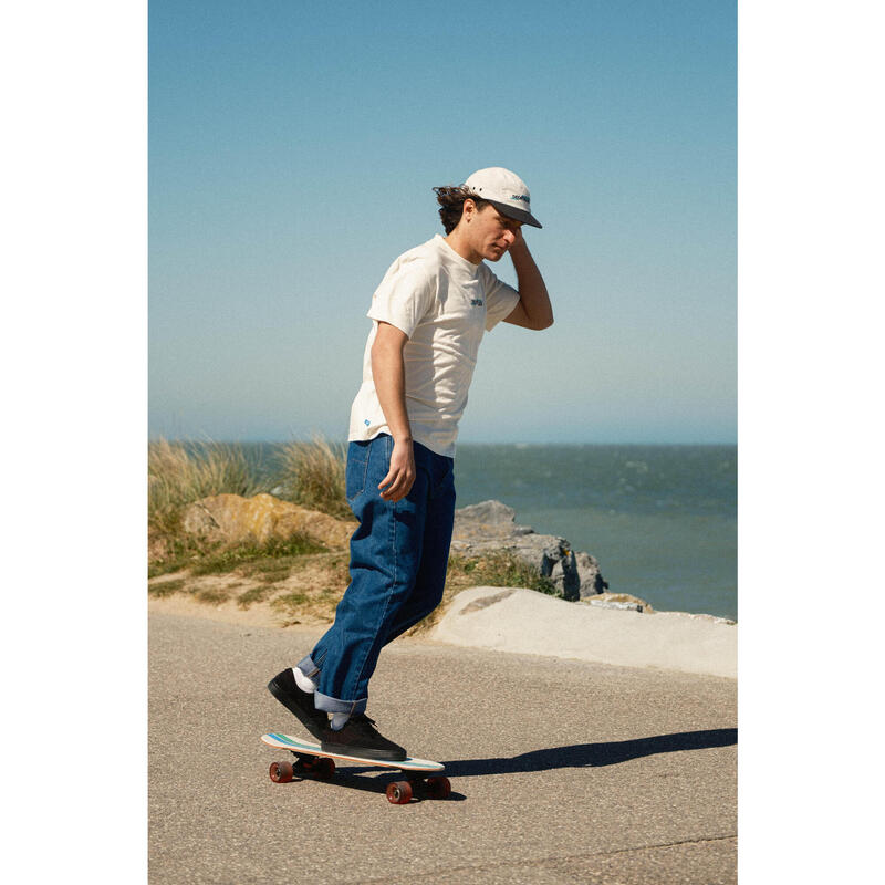 ȘAPCĂ SKATEBOARD, CAP900 5 SEGMENTE COLECȚIE "SINCE 1976" BEJ