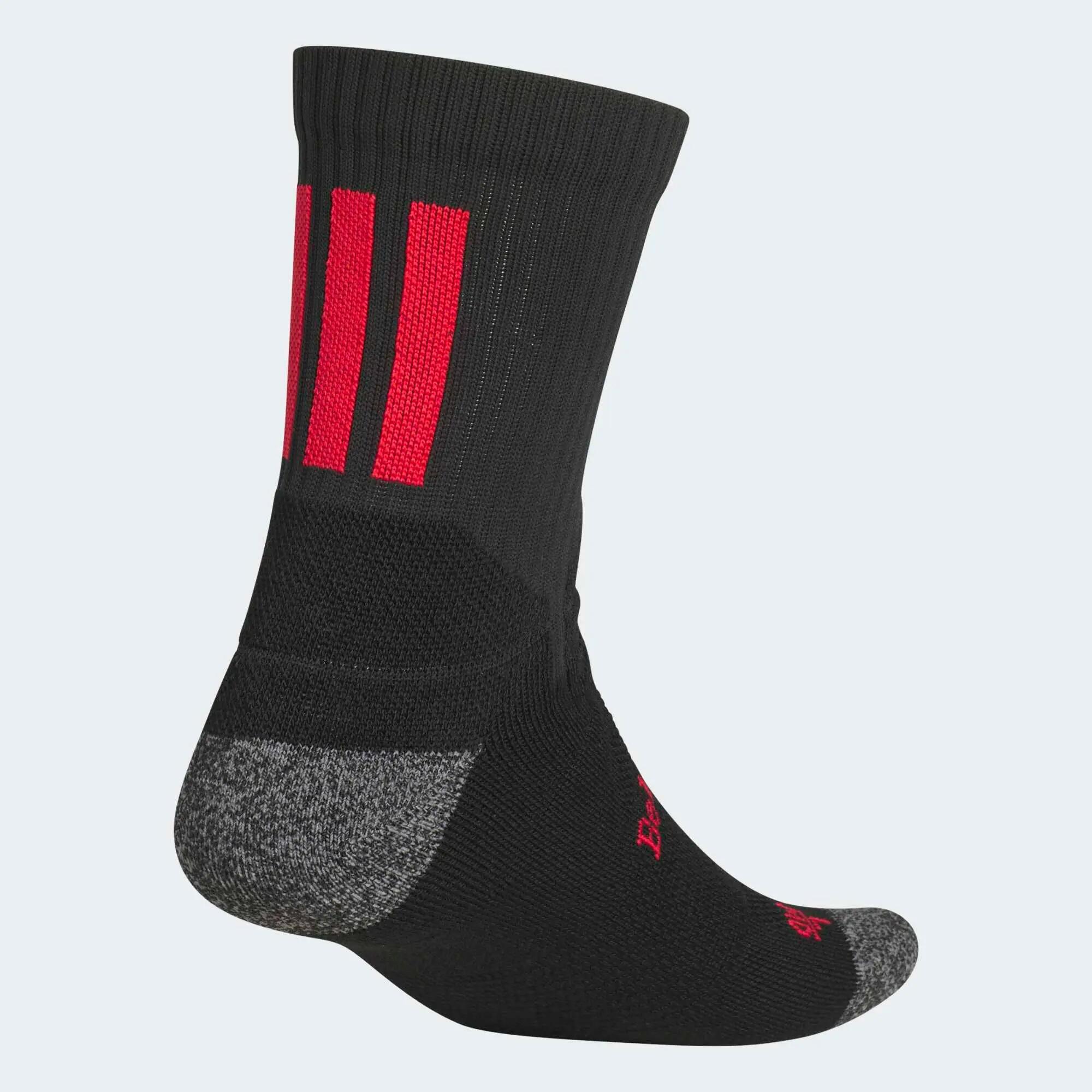 Meias de Basquetebol Adulto - Anthony Edwards preto/vermelho 5/6