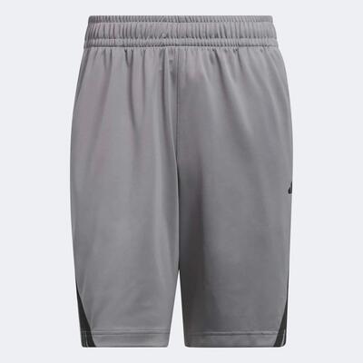 Pantaloncini basket adulto ADIDAS LEGENDS 3 strisce grigi