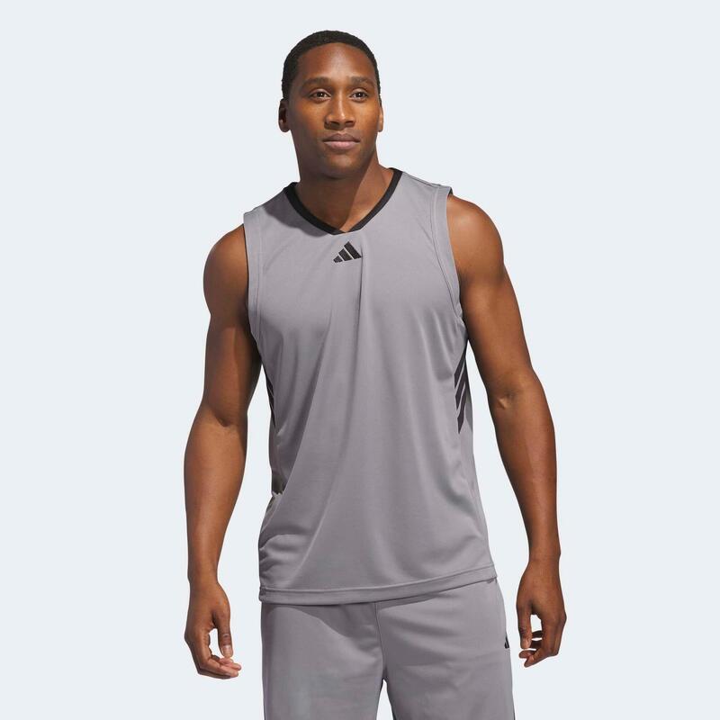 Tricou baschet Adidas Legends, gri bărbați