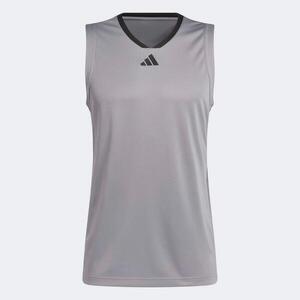 Camiseta de tirantes de baloncesto hombre adidas Legends gris