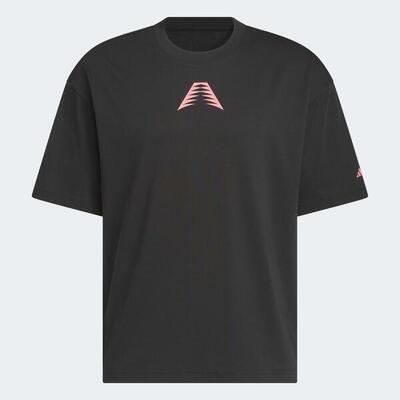 T-shirt anthony edwards zwart/rood