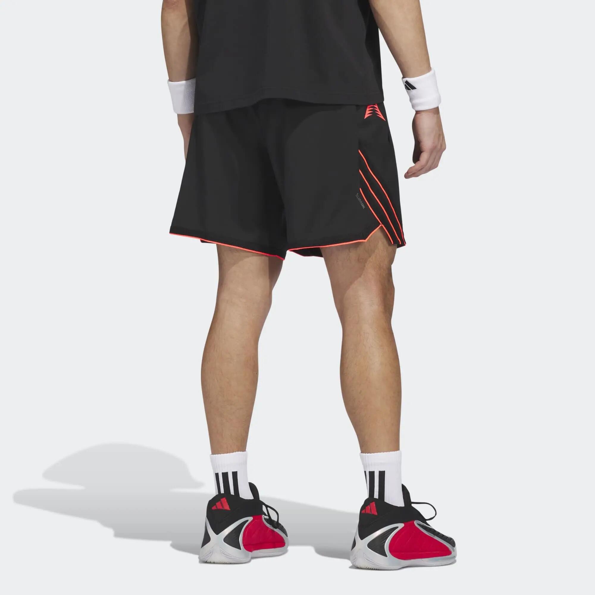 Short de Basketball Adulte - Anthony Edwards Believe That 2 noir et rouge 7/7