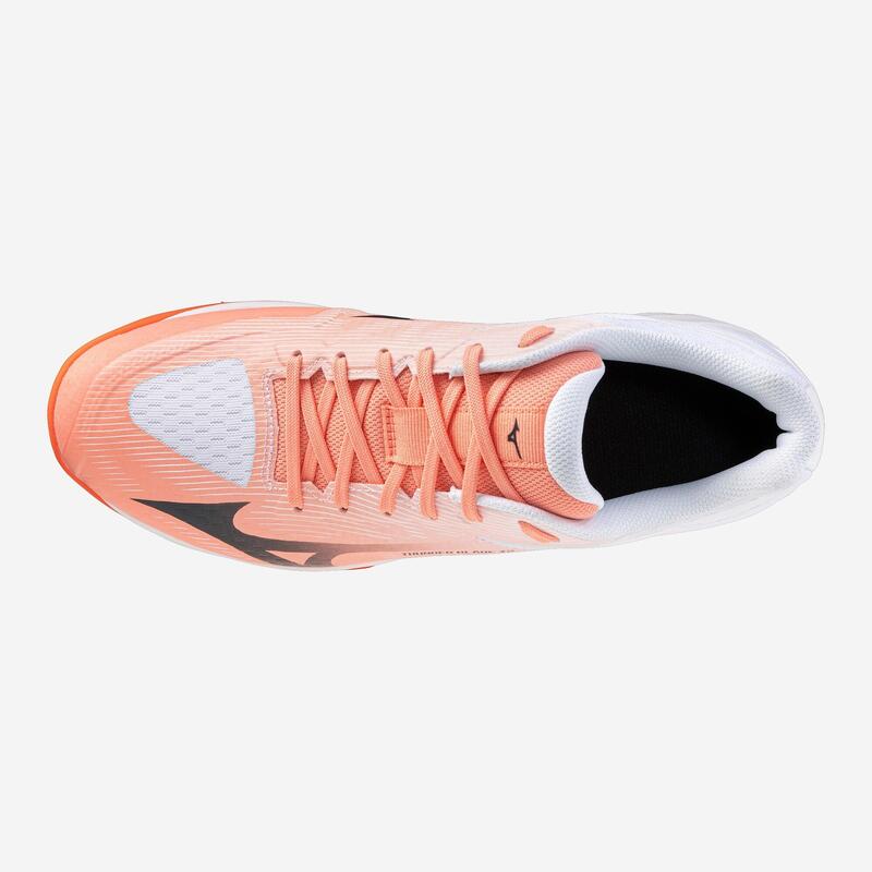 Ghete de handbal Thunderblade Z2 roz coral alb Adulți