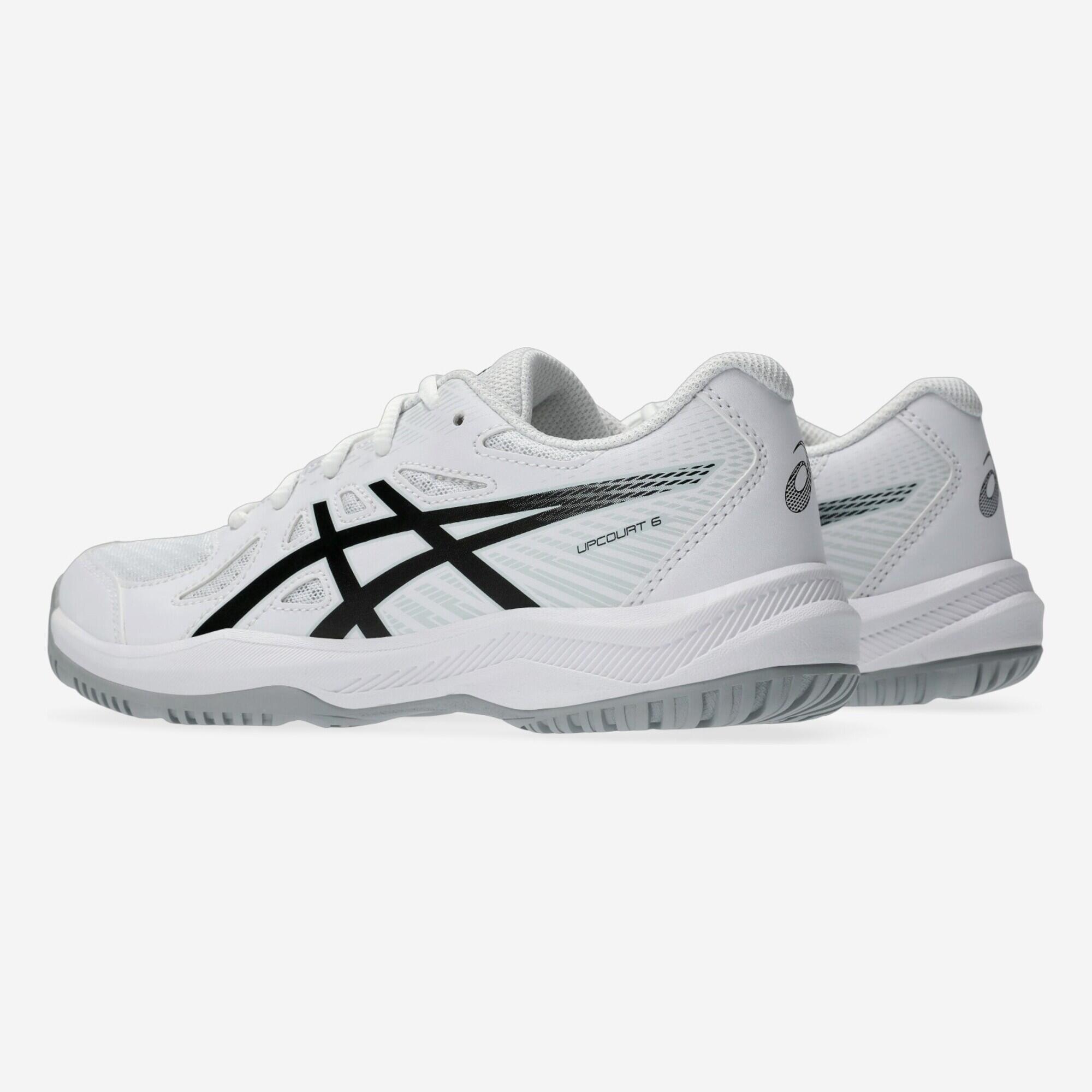 Sabatilles d'handbol nen - Upcourt 6 blanc i negre 3/7
