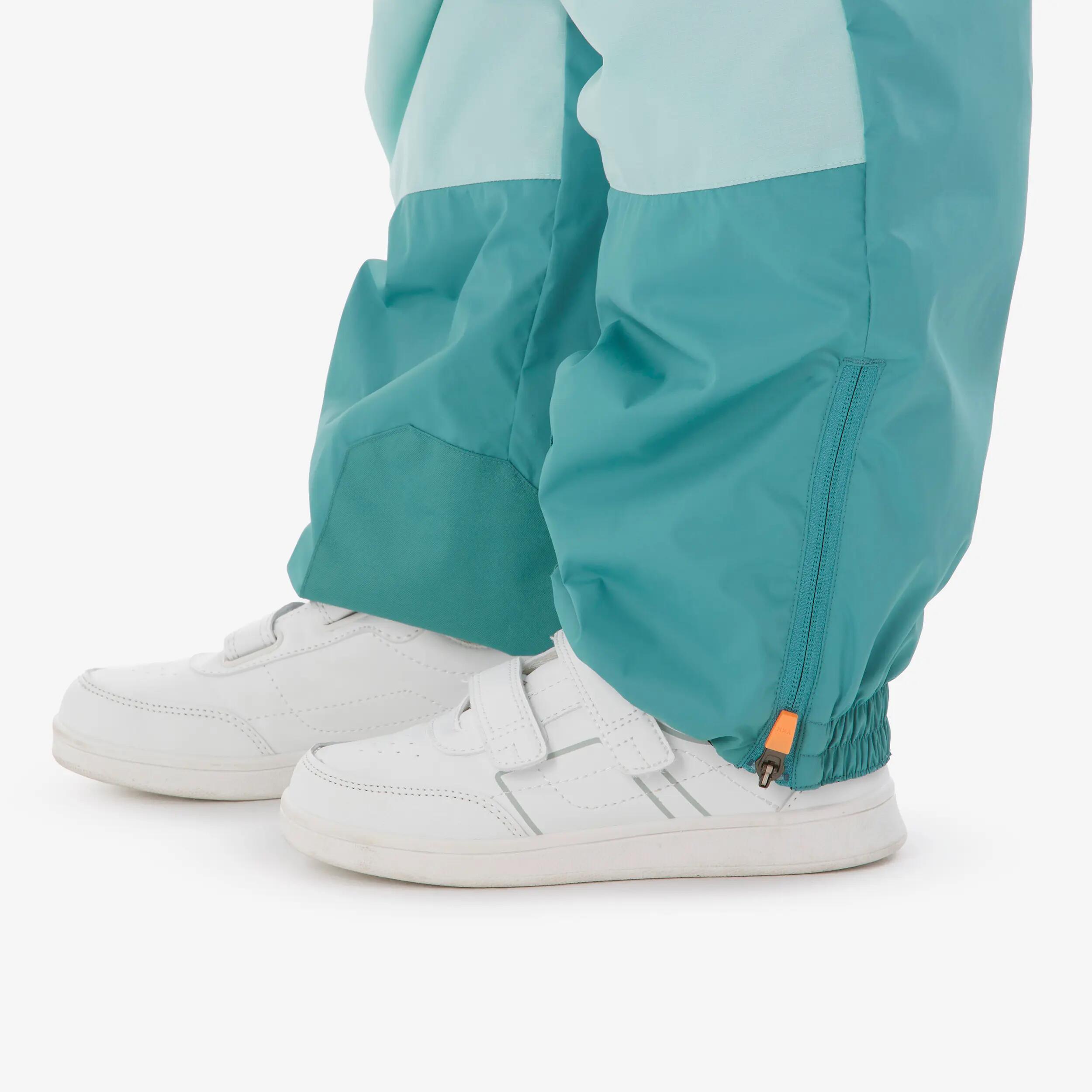 Pantalons d'esquí impermeables nens 5-9 anys 500 Play blau 17/19
