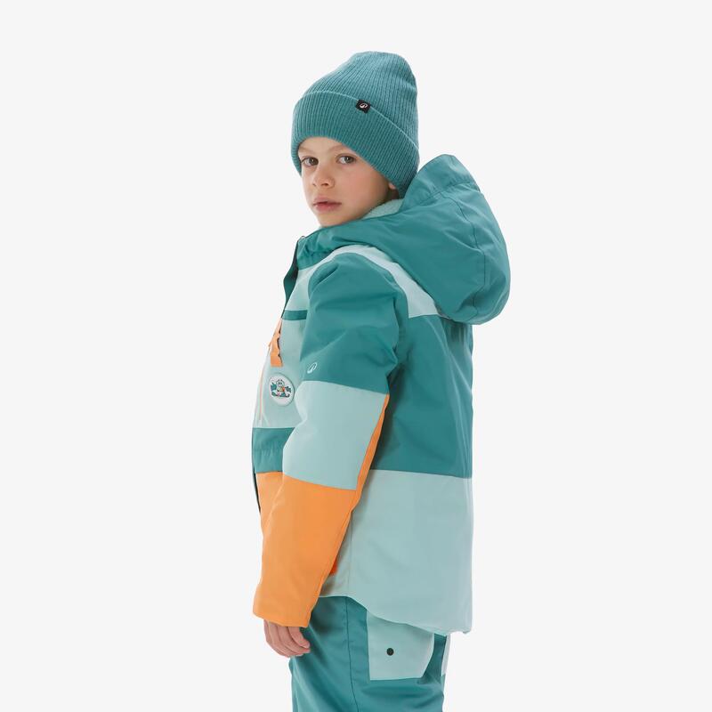 Çocuk Kayak Montu - 5/9 Yaş - Mavi - 500 Play