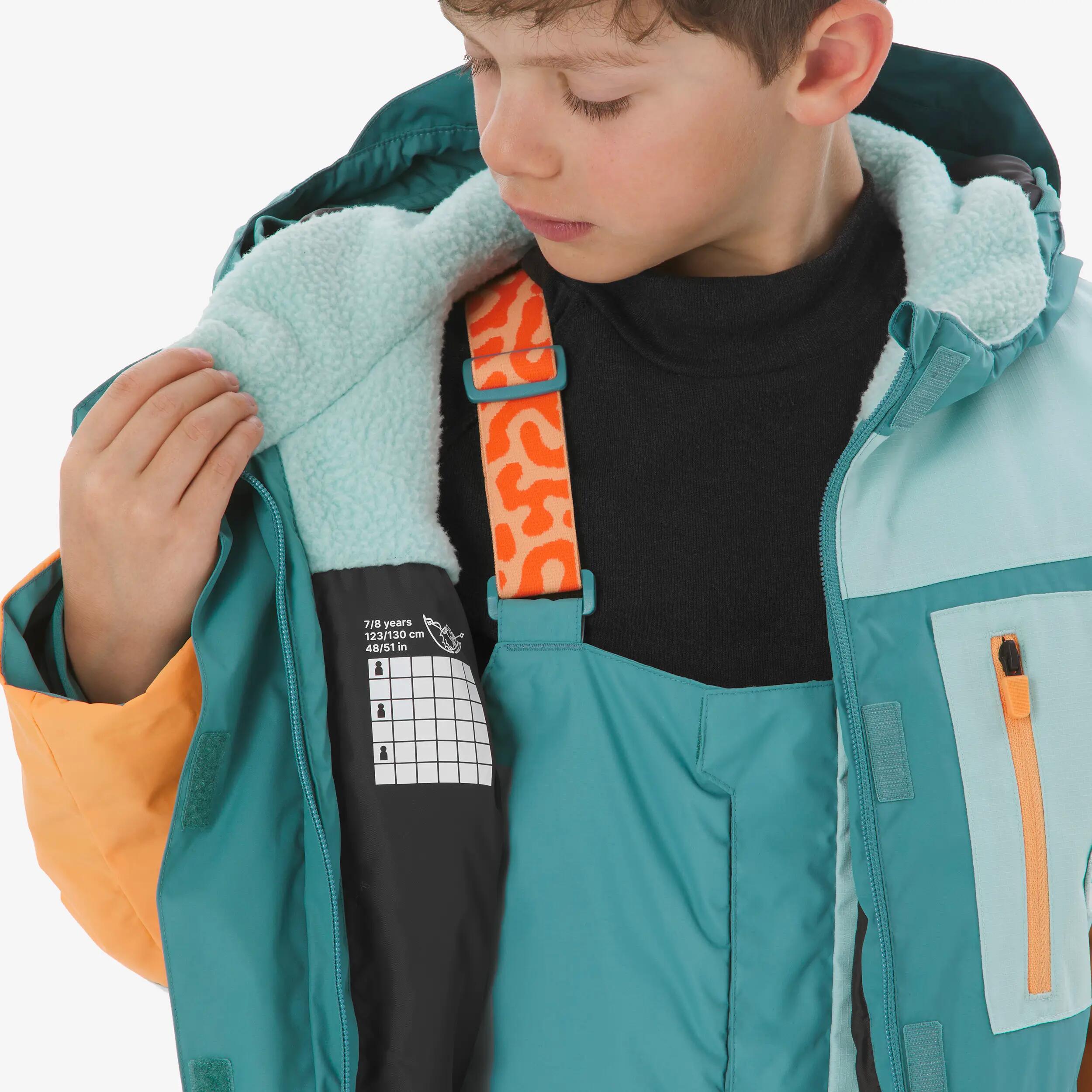 Manteau d’hiver imperméable enfant, 500 Âge 5-9 ans 17/18