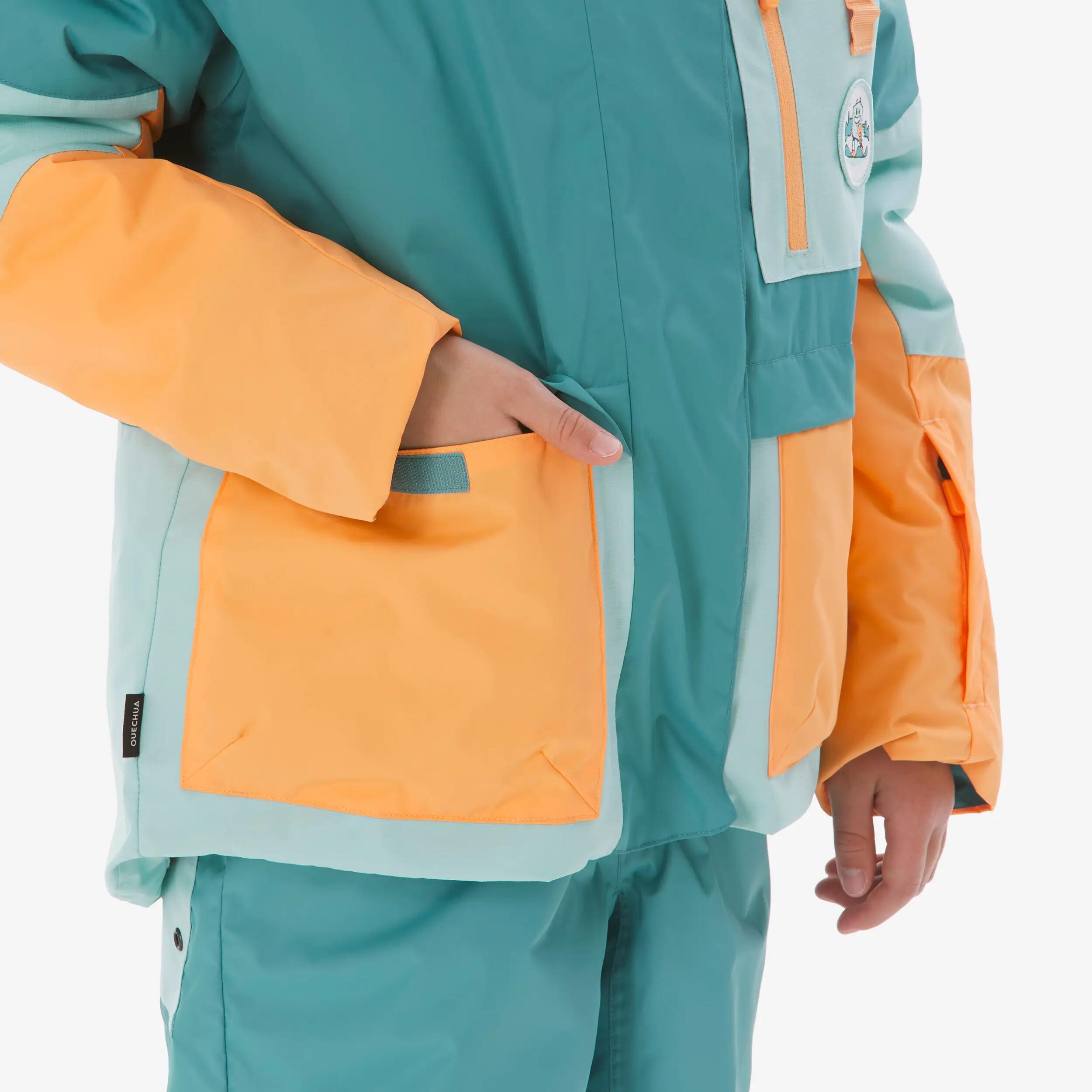 Manteau d’hiver imperméable enfant, 500 Âge 5-9 ans 16/18