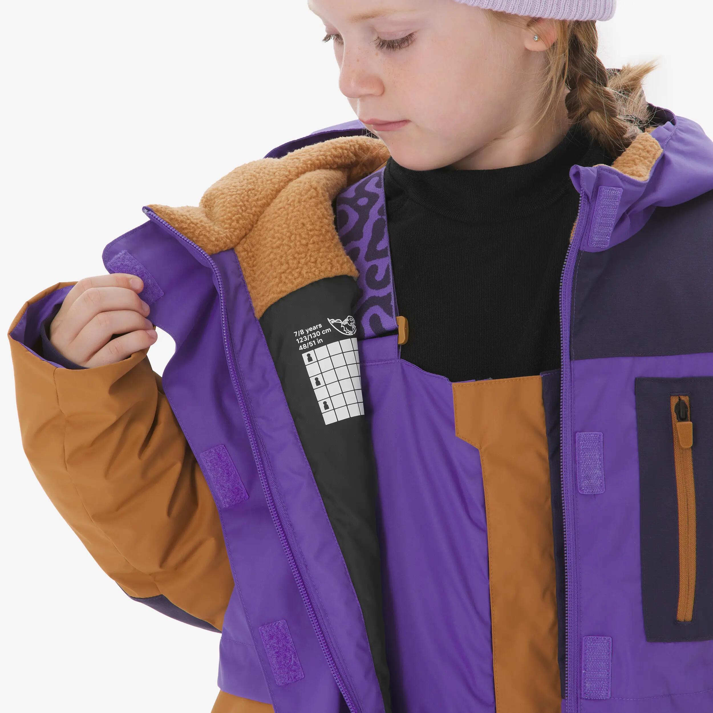 Manteau d’hiver imperméable enfant, 500 Âge 5-9 ans 15/17