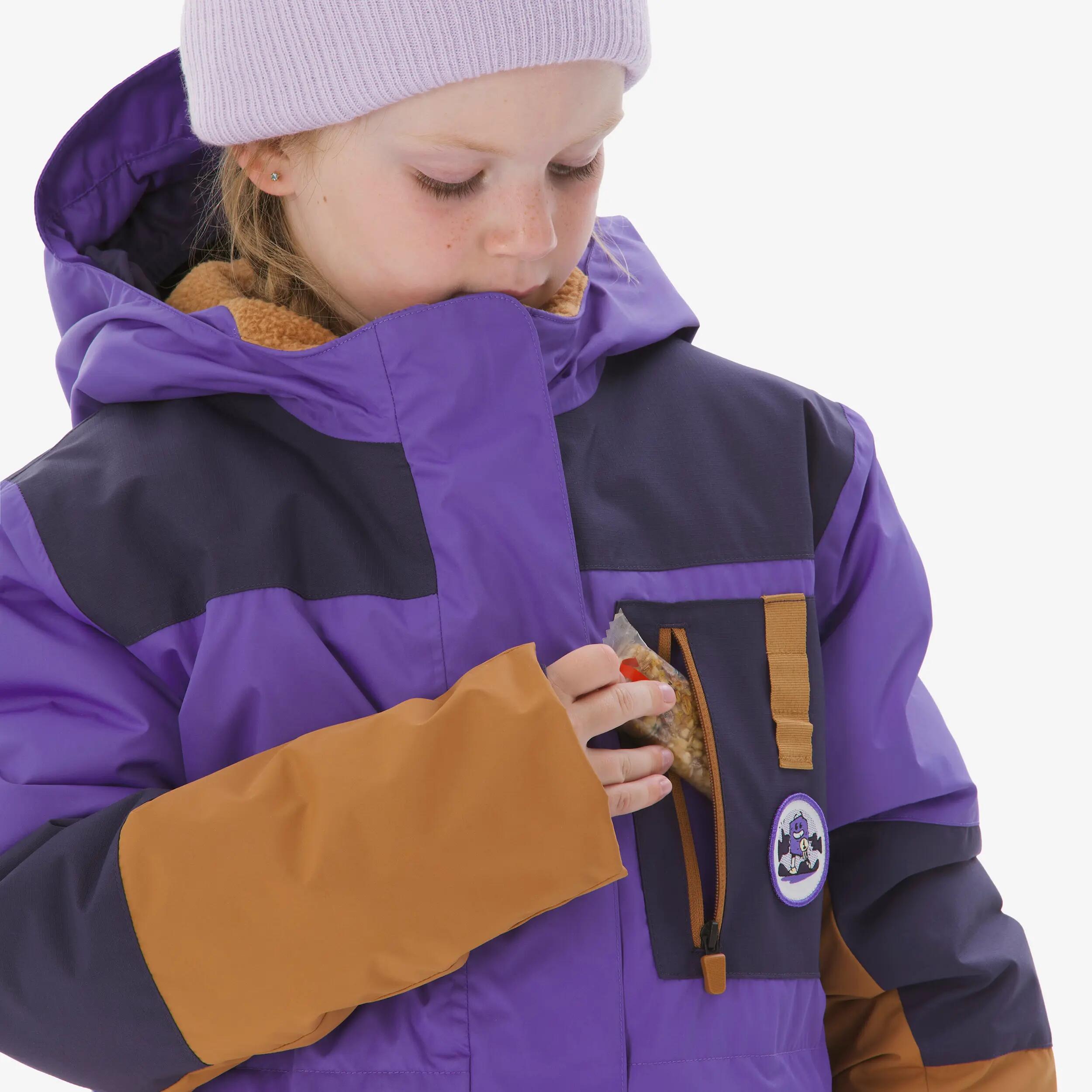 Manteau d’hiver imperméable enfant, 500 Âge 5-9 ans 12/17