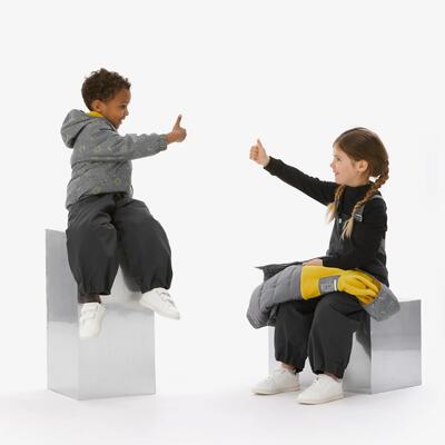 Giacca sci bambino 100 blu