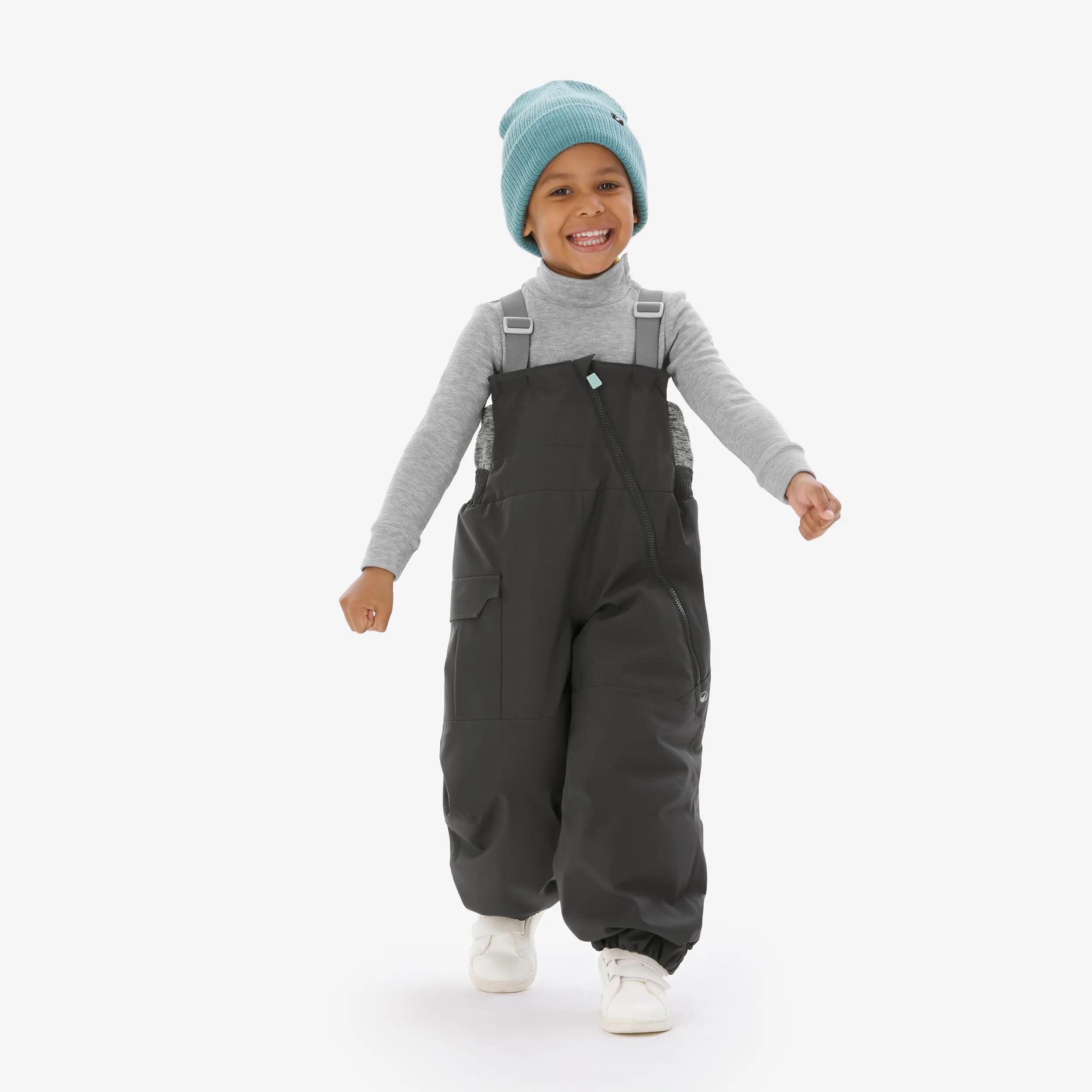 Pantalon de ski imperméable enfant 1-5 ans, 900 Kid gris 3/35