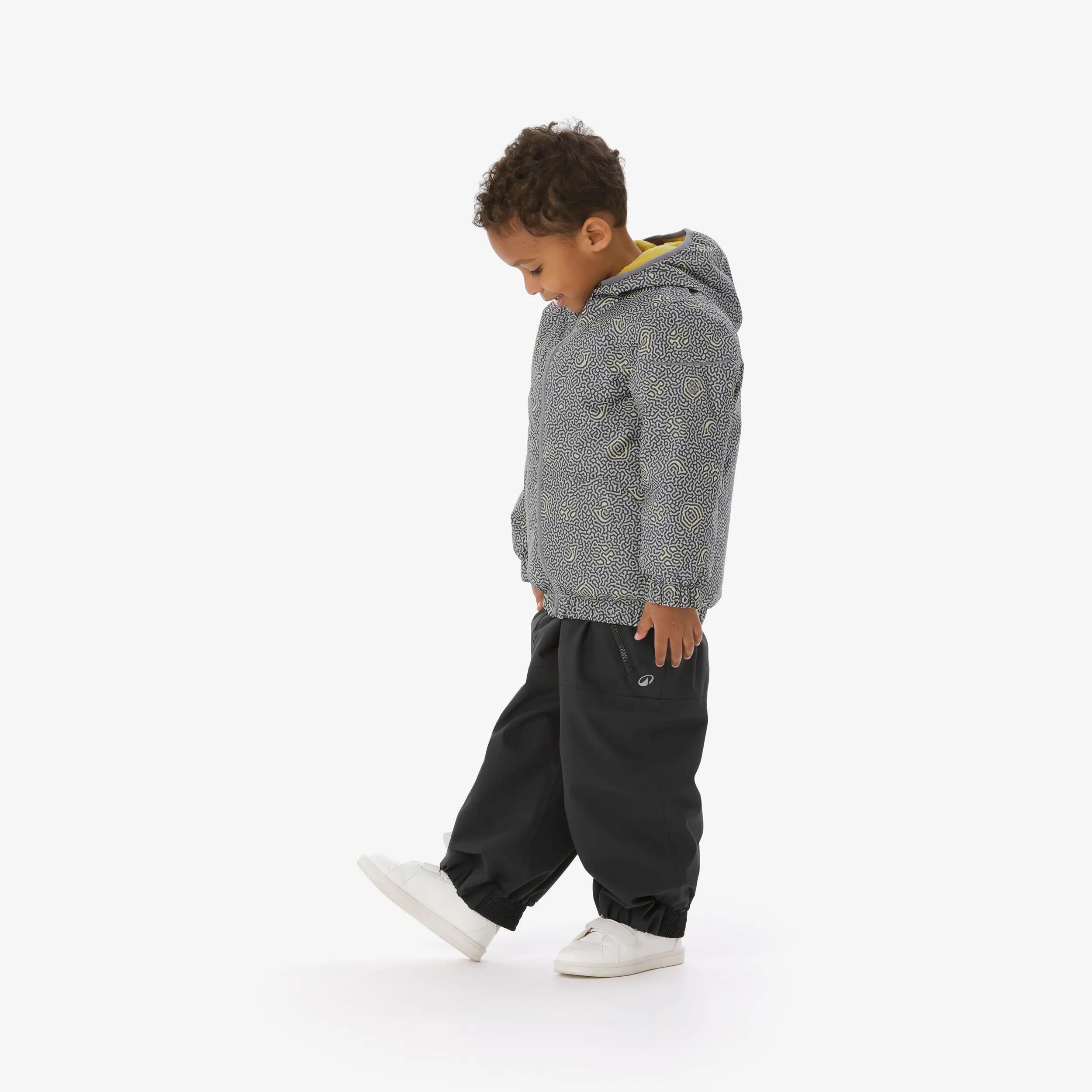 Pantalon de ski imperméable enfant 1-5 ans, 900 Kid gris 33/35