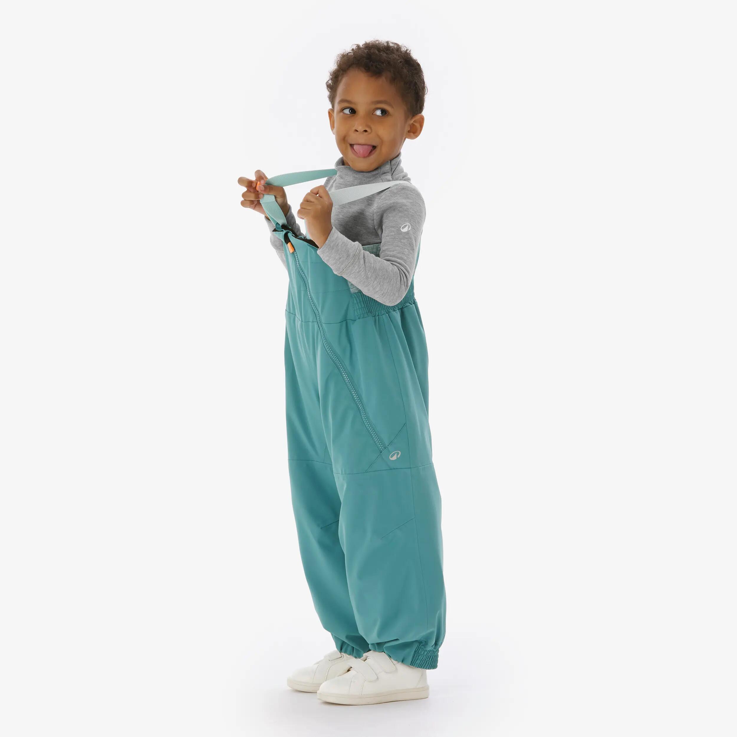 Kids’ Waterproof Ski Bib Pants, 900 Age 1–5 9/29