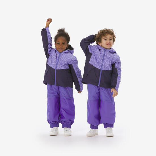 Salopette sci bambina 500 TODDLER viola