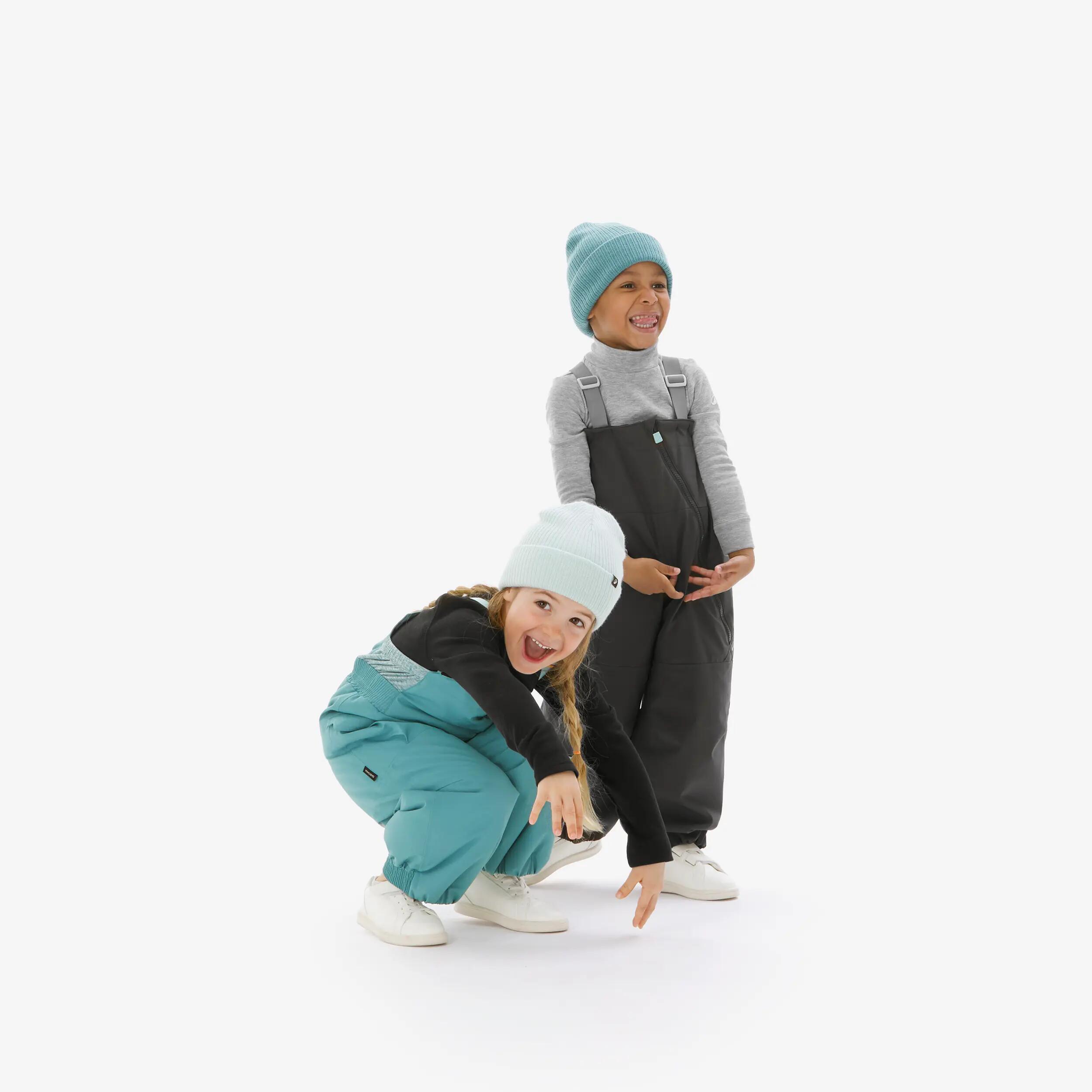 Kids’ Waterproof Ski Bib Pants, 900 Age 1–5 22/29