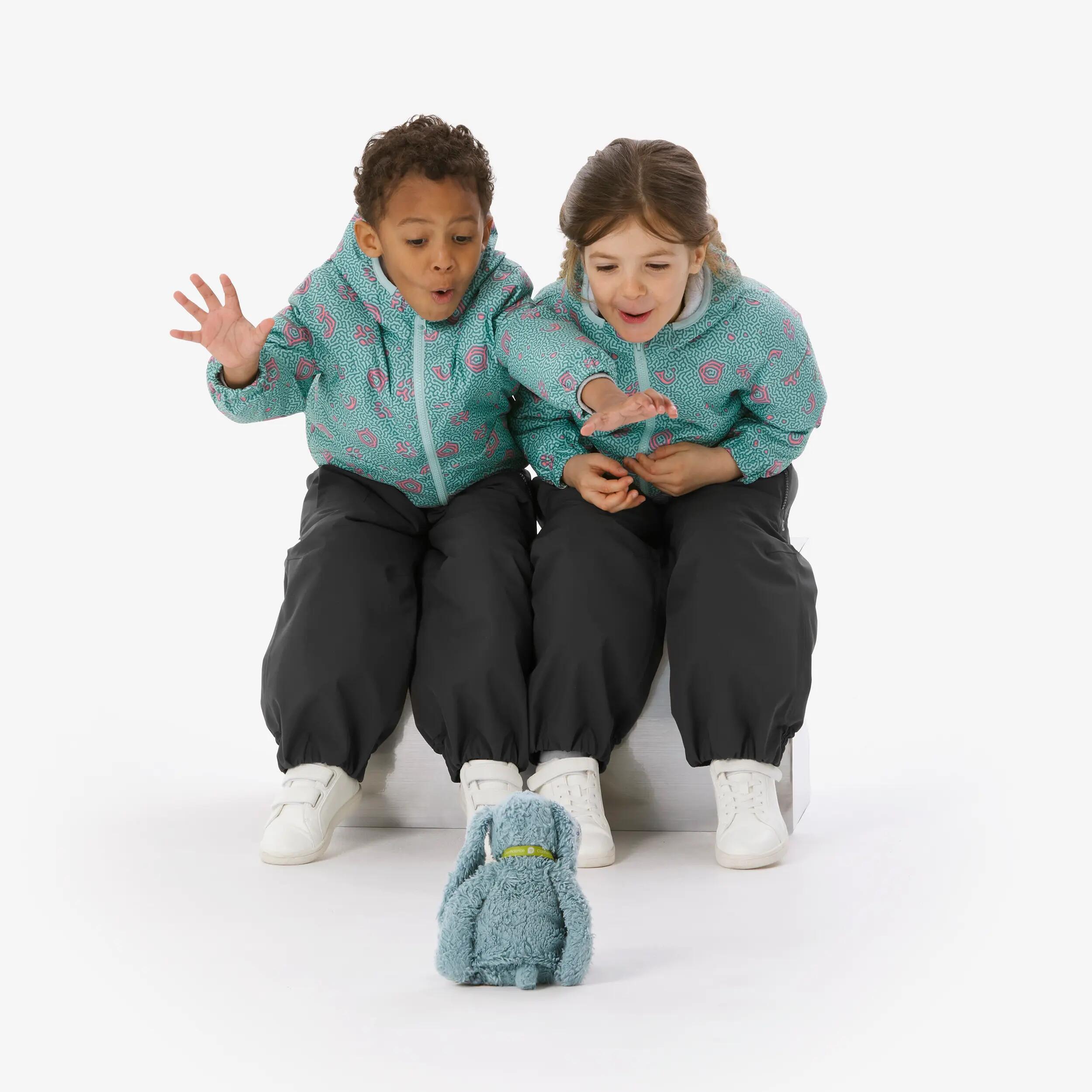 Pantalon de ski imperméable enfant 1-5 ans, 900 Kid gris 8/35