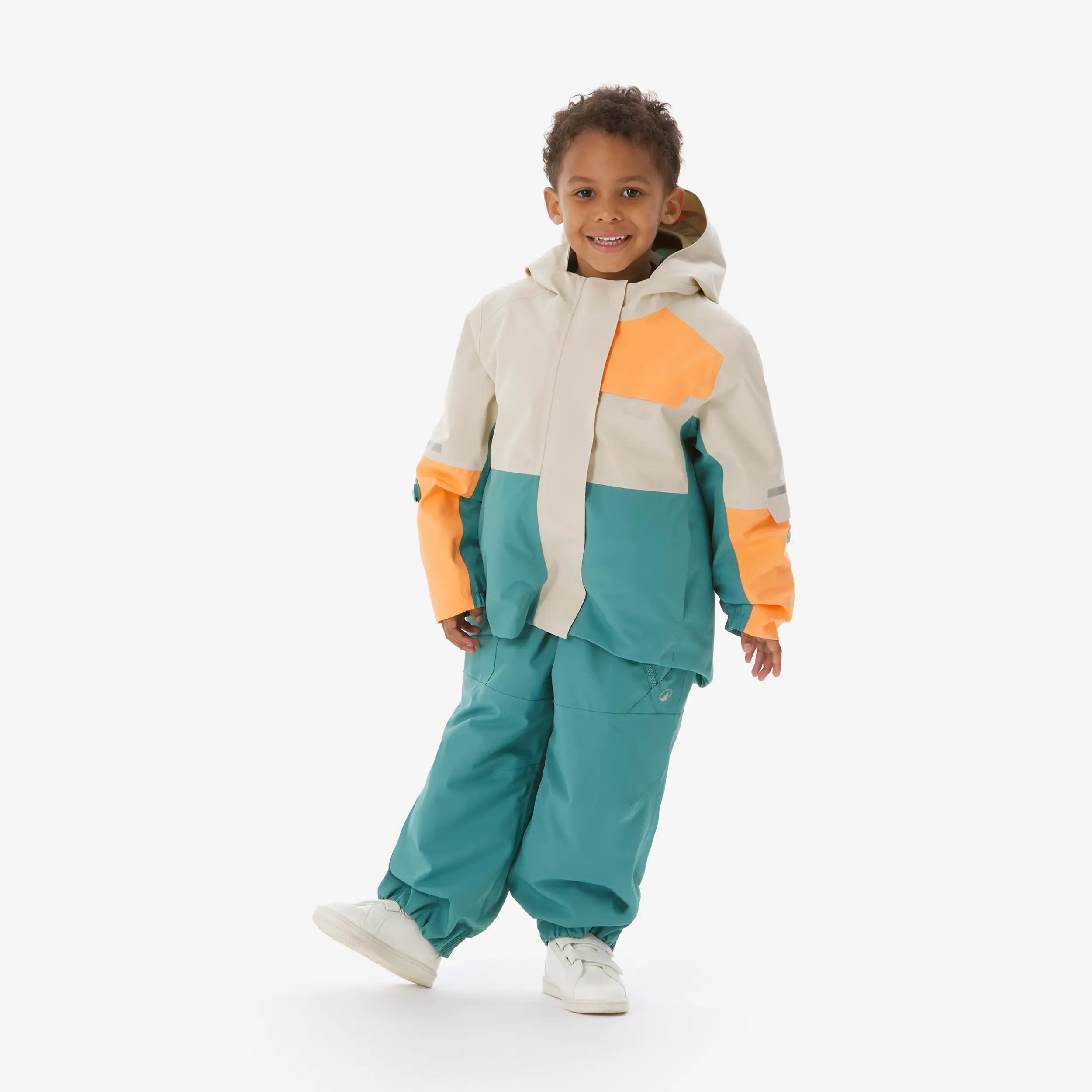 Kids’ Waterproof Ski Bib Pants, 900 Age 1–5 15/29