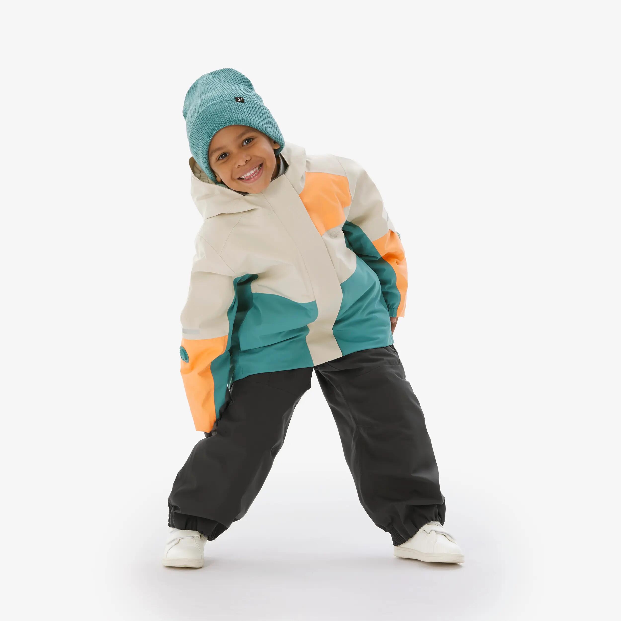 Pantalon de ski imperméable enfant 1-5 ans, 900 Kid gris 29/35