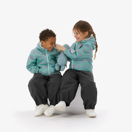 Veste d'hiver imperméable enfant 2-5 ans, 100 bleu