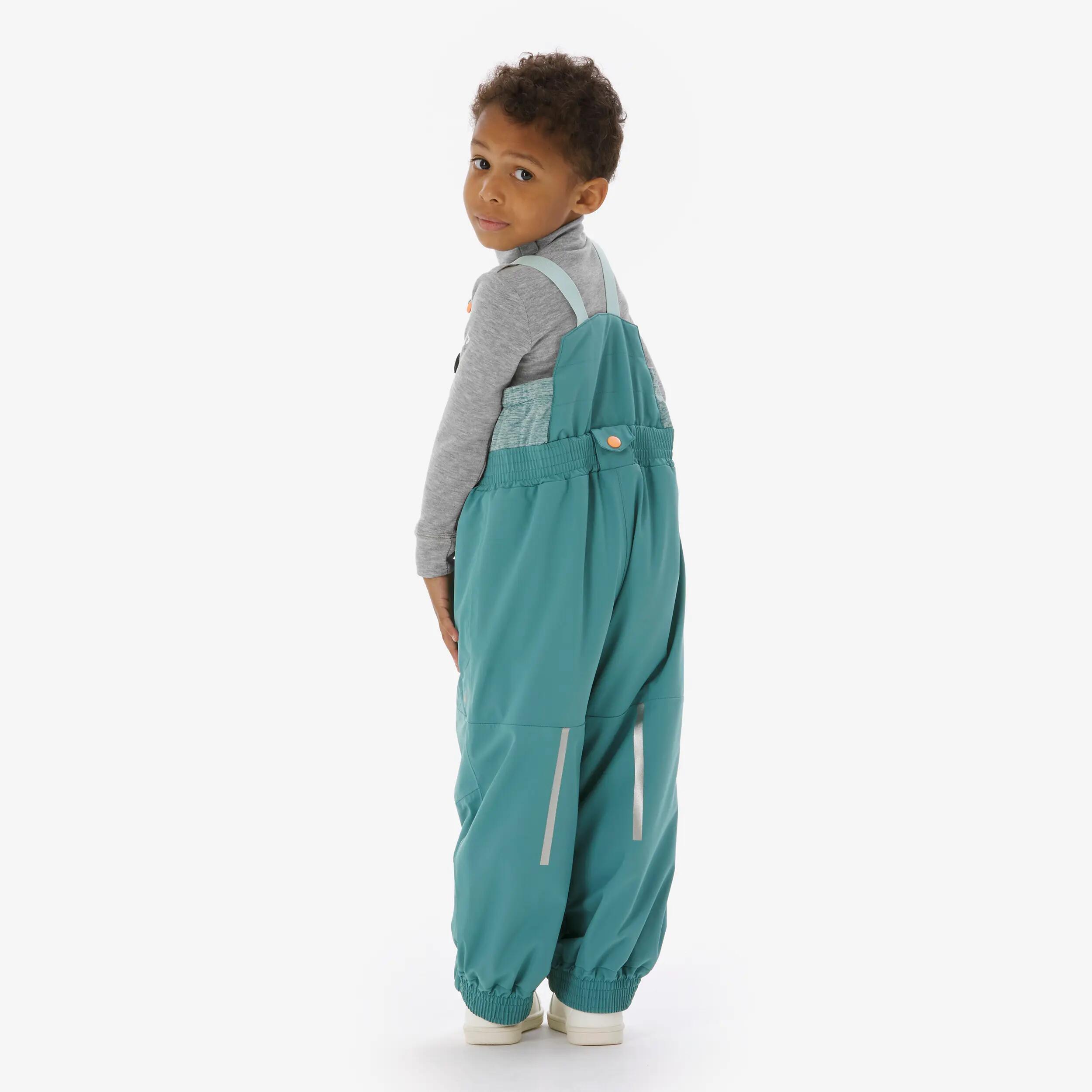 Kids’ Waterproof Ski Bib Pants, 900 Age 1–5 12/29