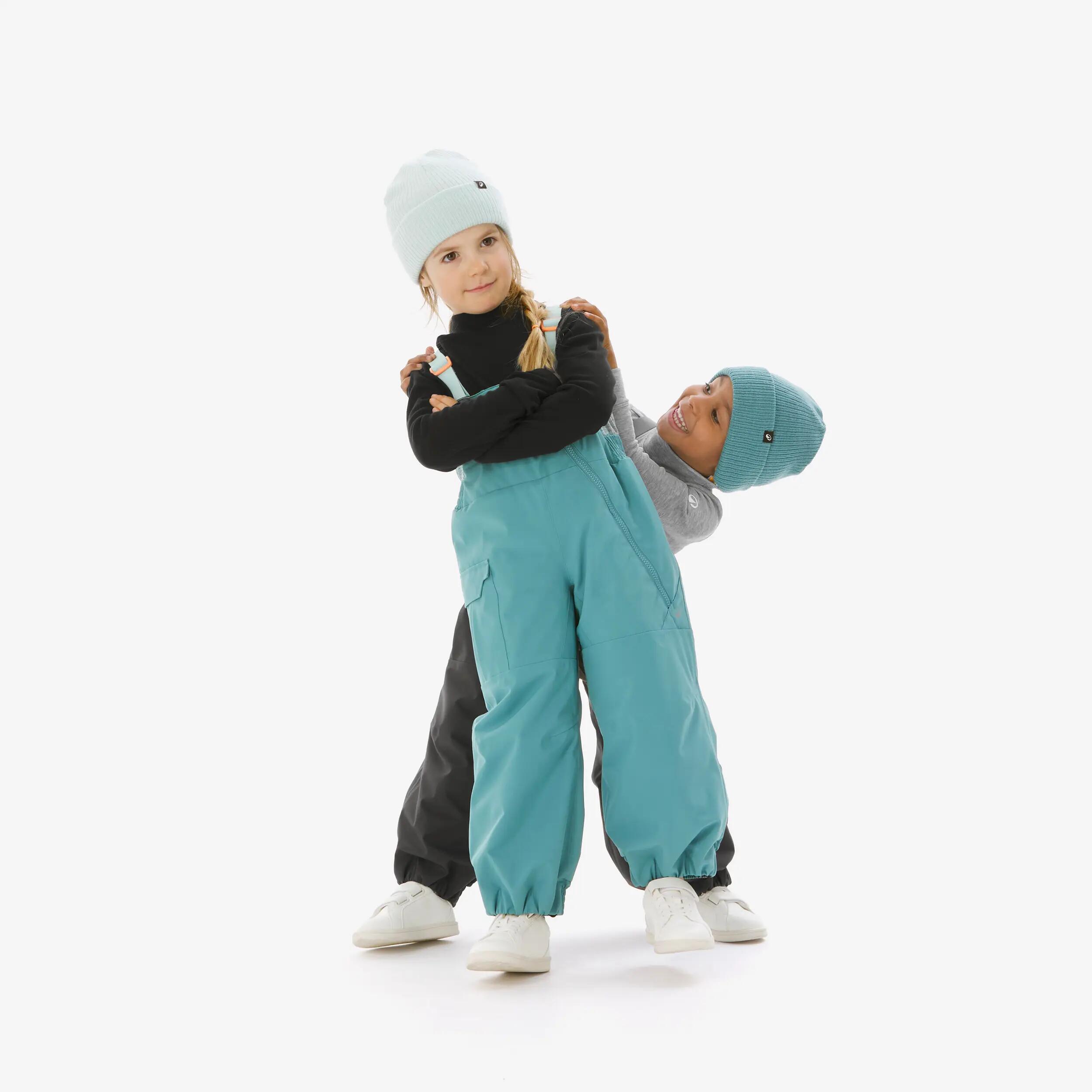 Kids’ Waterproof Ski Bib Pants, 900 Age 1–5 19/29