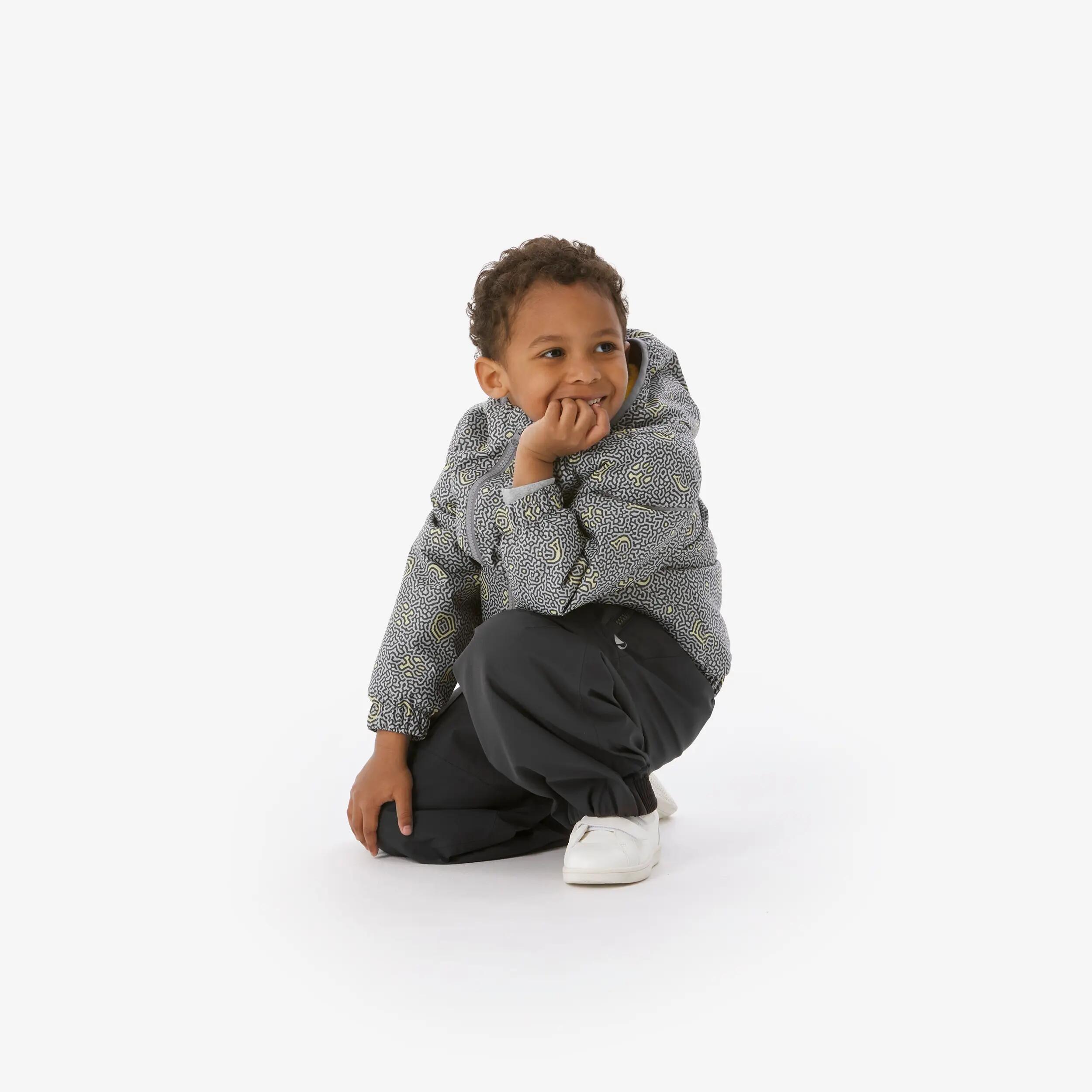 Pantalon de ski imperméable enfant 1-5 ans, 900 Kid gris 28/35