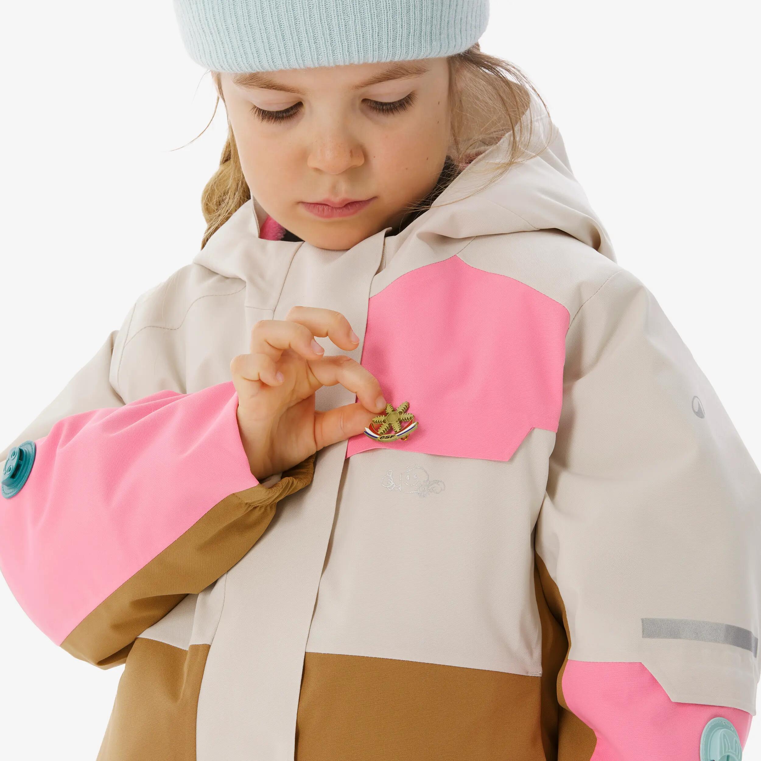 Kids’ Waterproof Ski Jacket, 900 Age 1–5 10/12