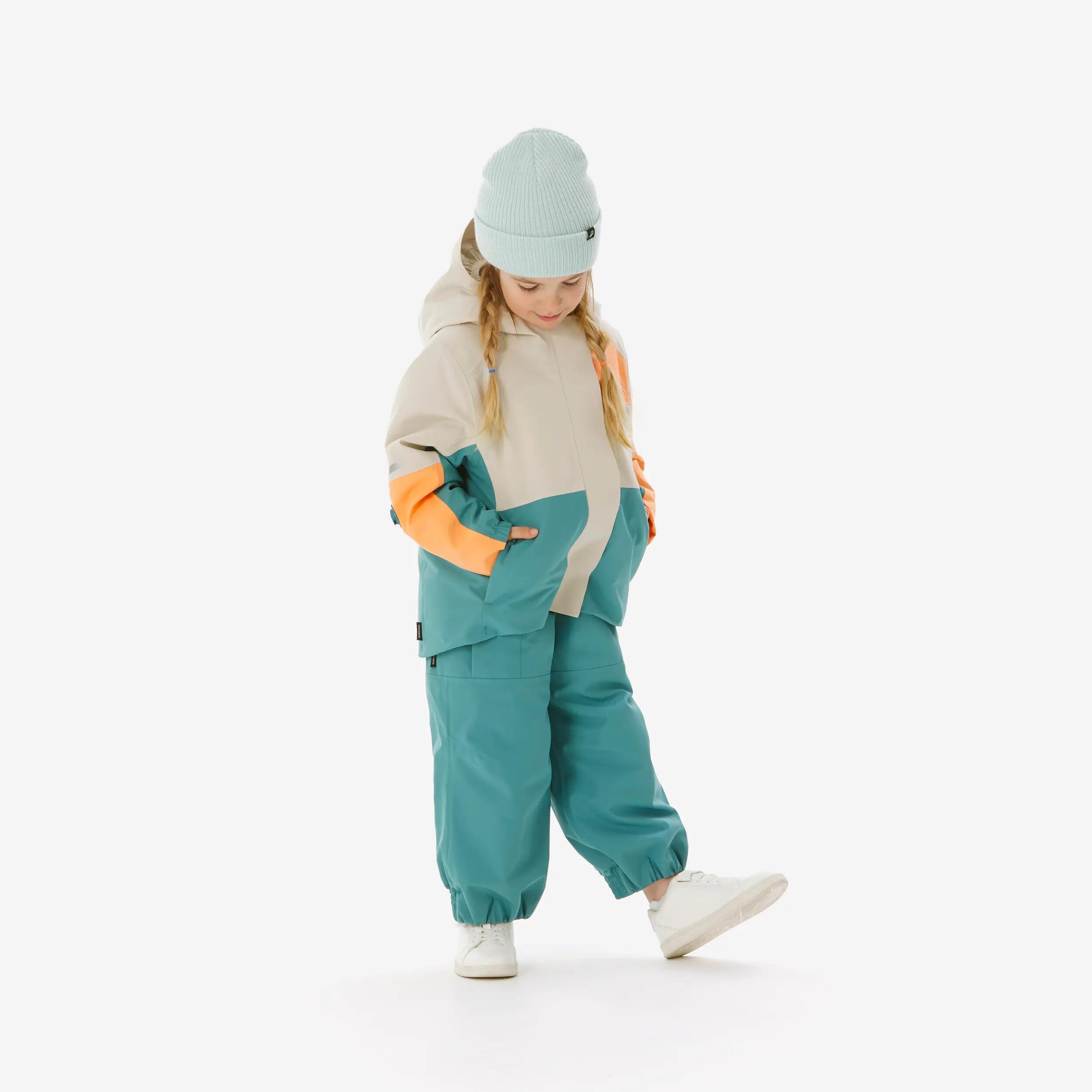 Kids’ Waterproof Ski Bib Pants, 900 Age 1–5 25/29