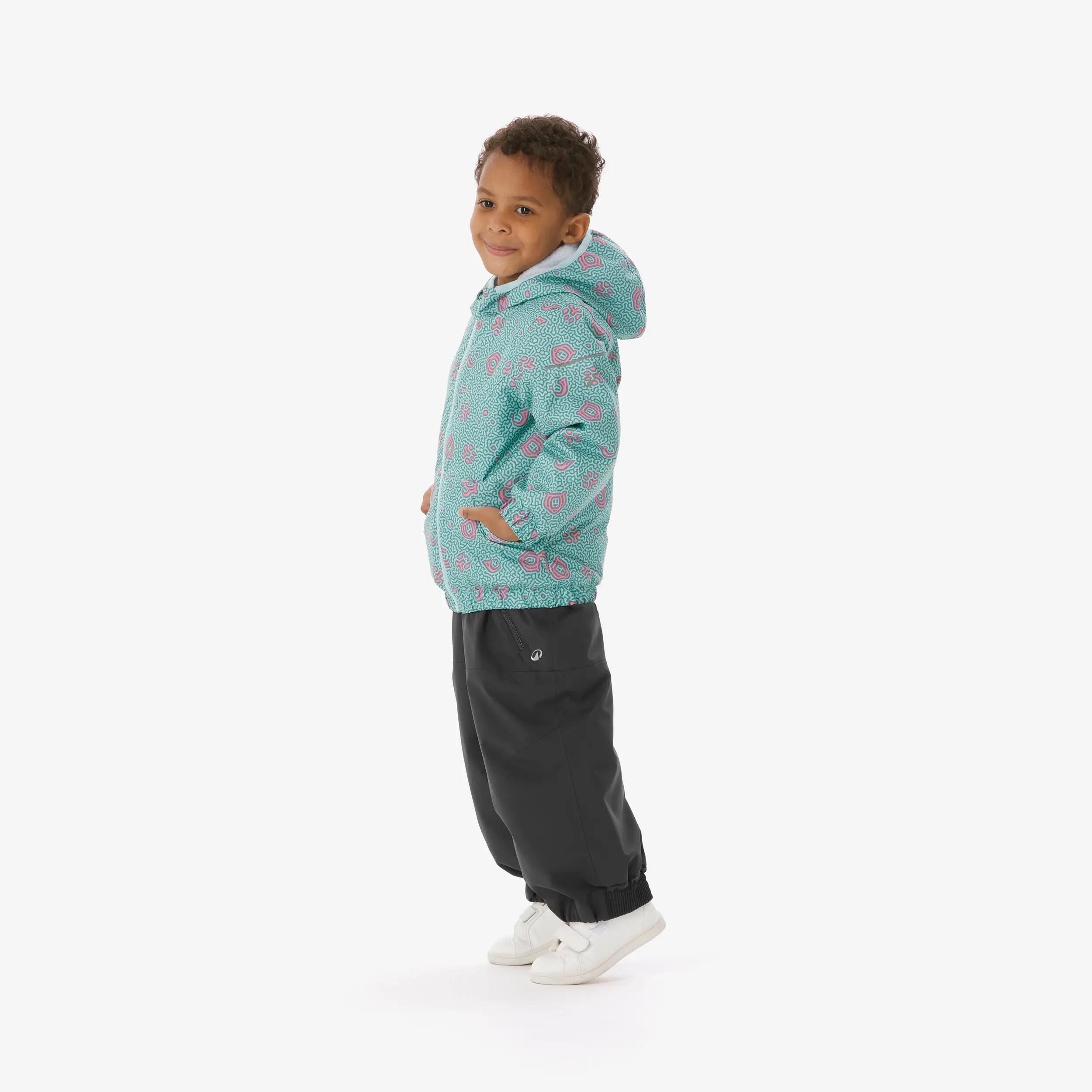Pantalon de ski imperméable enfant 1-5 ans, 900 Kid gris 25/35