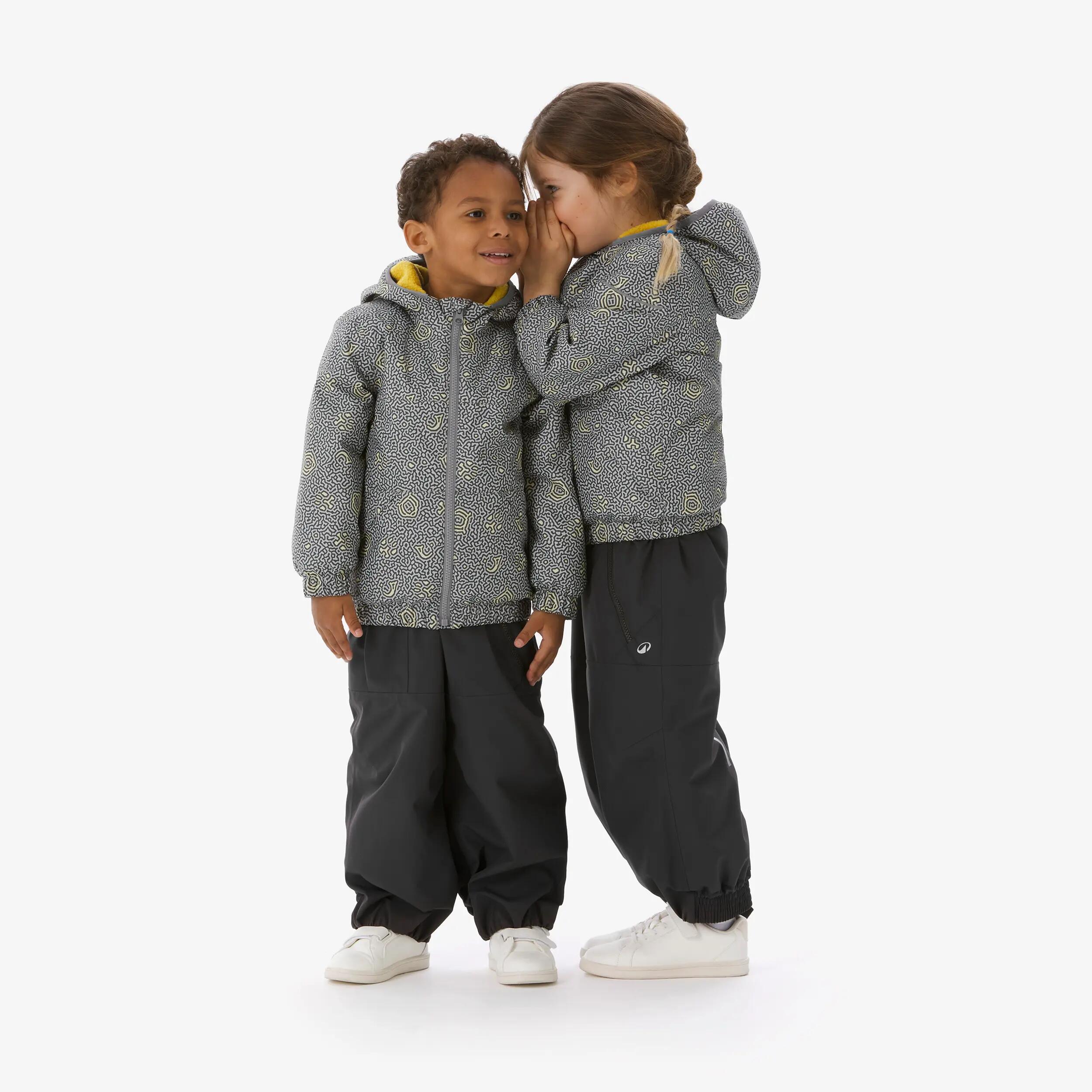 Pantalon de ski imperméable enfant 1-5 ans, 900 Kid gris 18/35