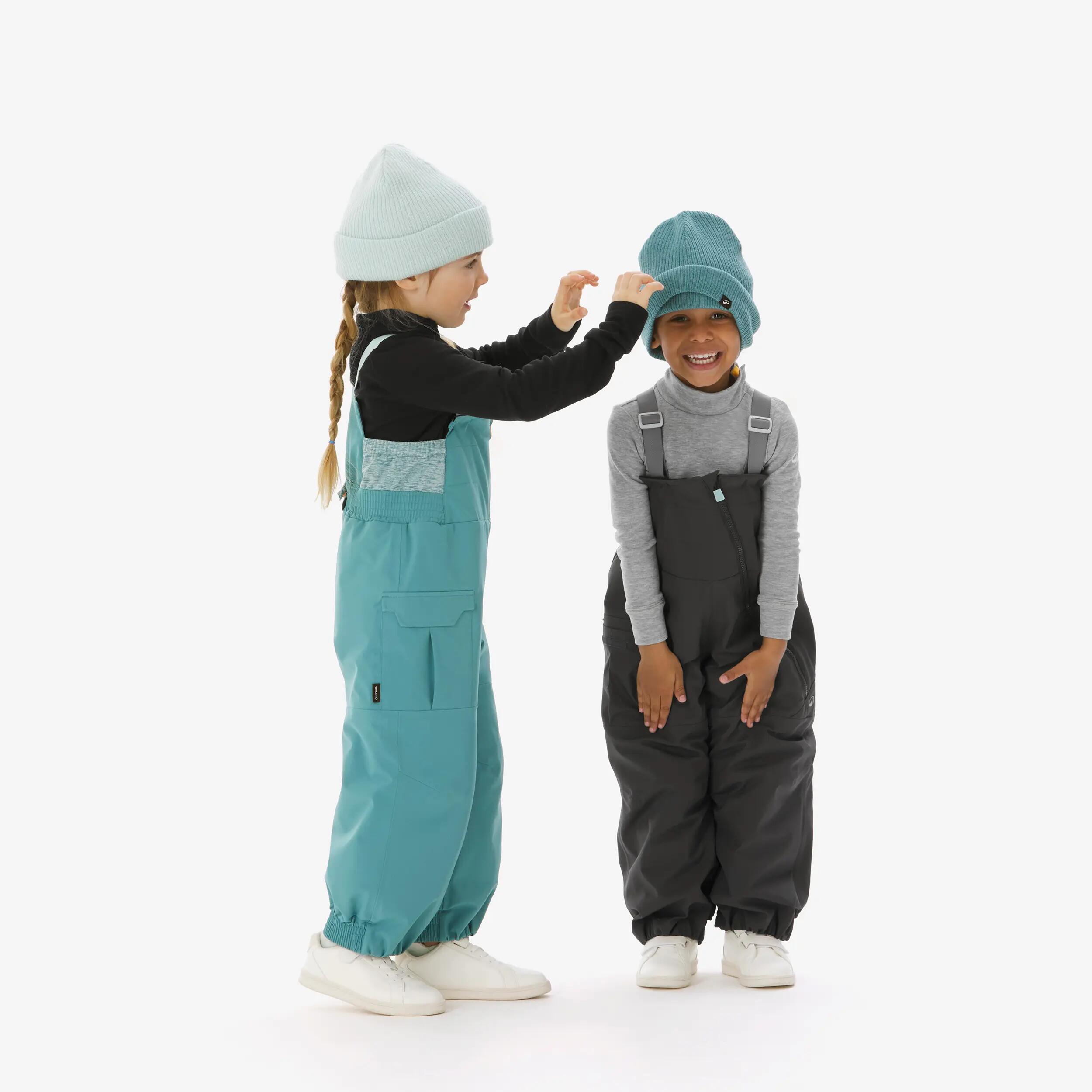 Kids’ Waterproof Ski Bib Pants, 900 Age 1–5 6/29