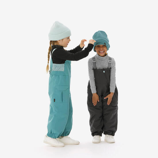 Pantalon de ski imperméable enfant 1-5 ans, 900 Kid gris