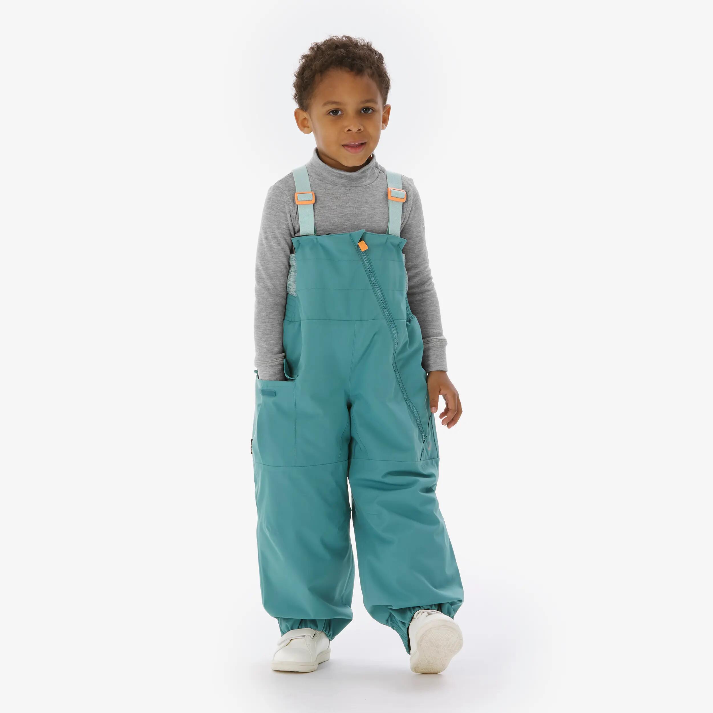 Kids’ Waterproof Ski Bib Pants, 900 Age 1–5 5/29