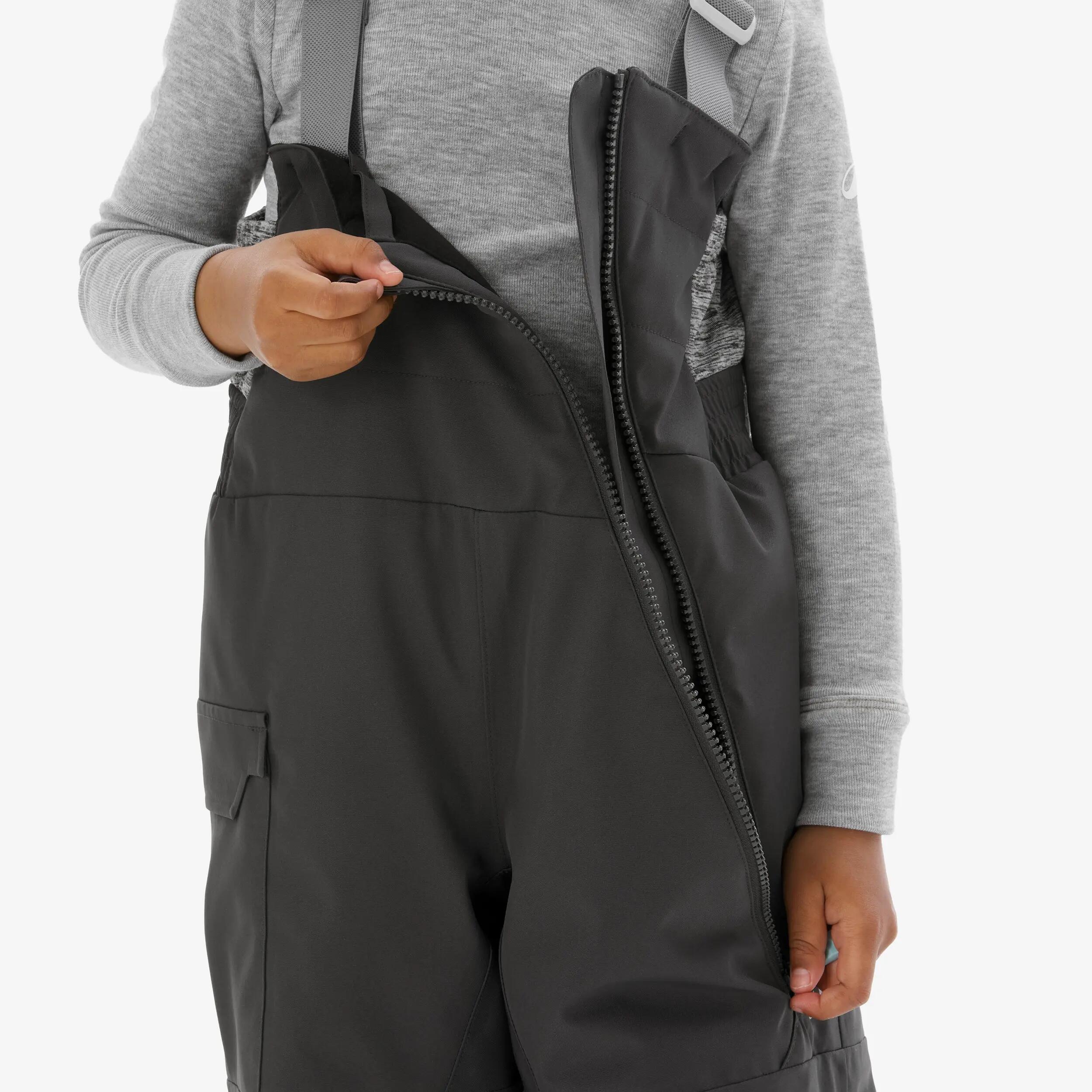 Pantalon de ski imperméable enfant 1-5 ans, 900 Kid gris 27/35