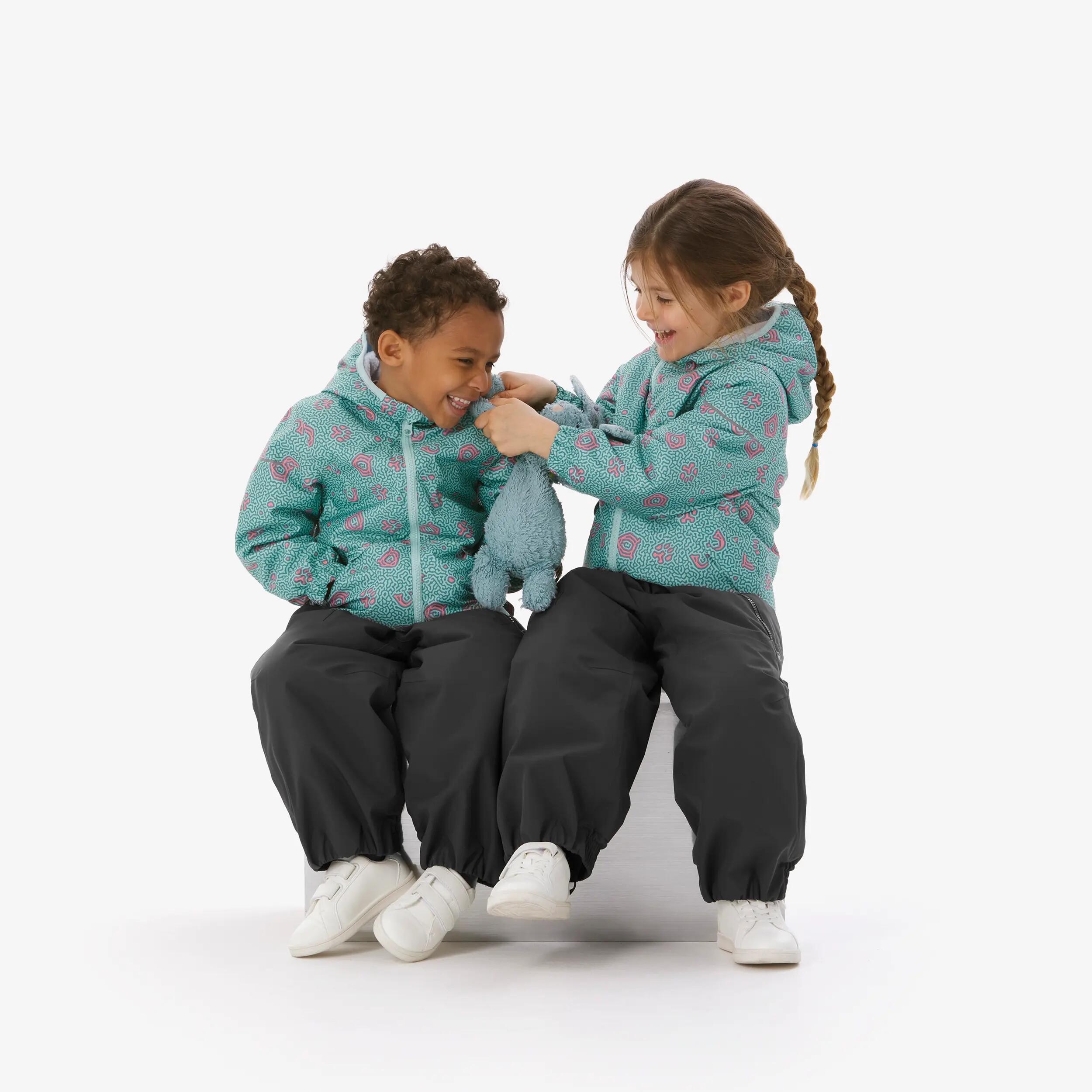 Pantalon de ski imperméable enfant 1-5 ans, 900 Kid gris 9/35