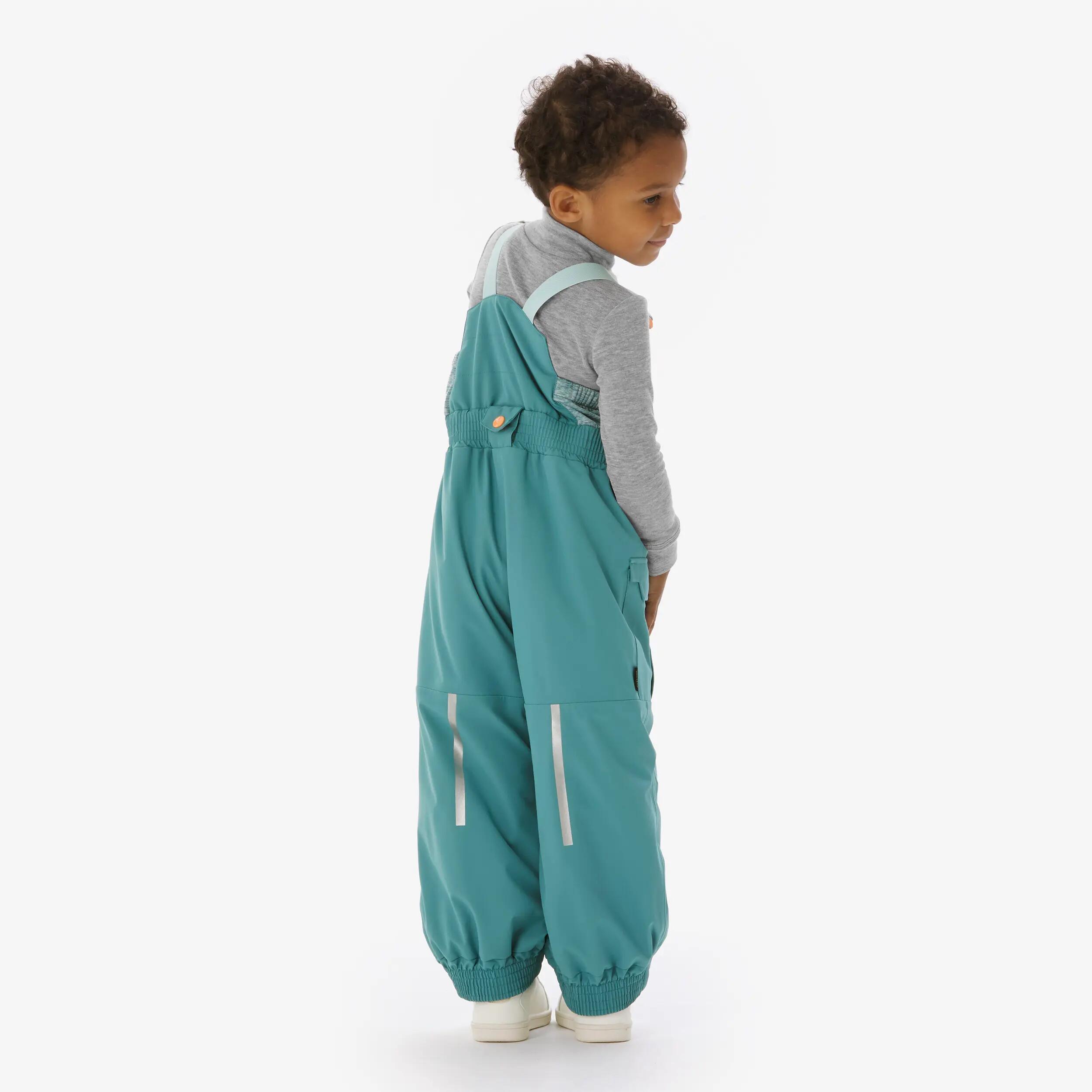 Kids’ Waterproof Ski Bib Pants, 900 Age 1–5 14/29