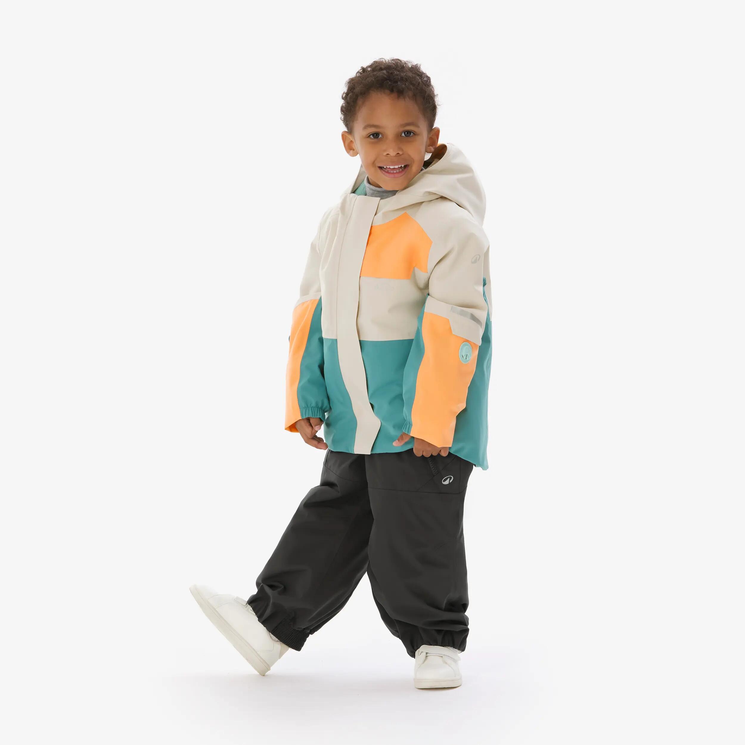Pantalon de ski imperméable enfant 1-5 ans, 900 Kid gris 24/35
