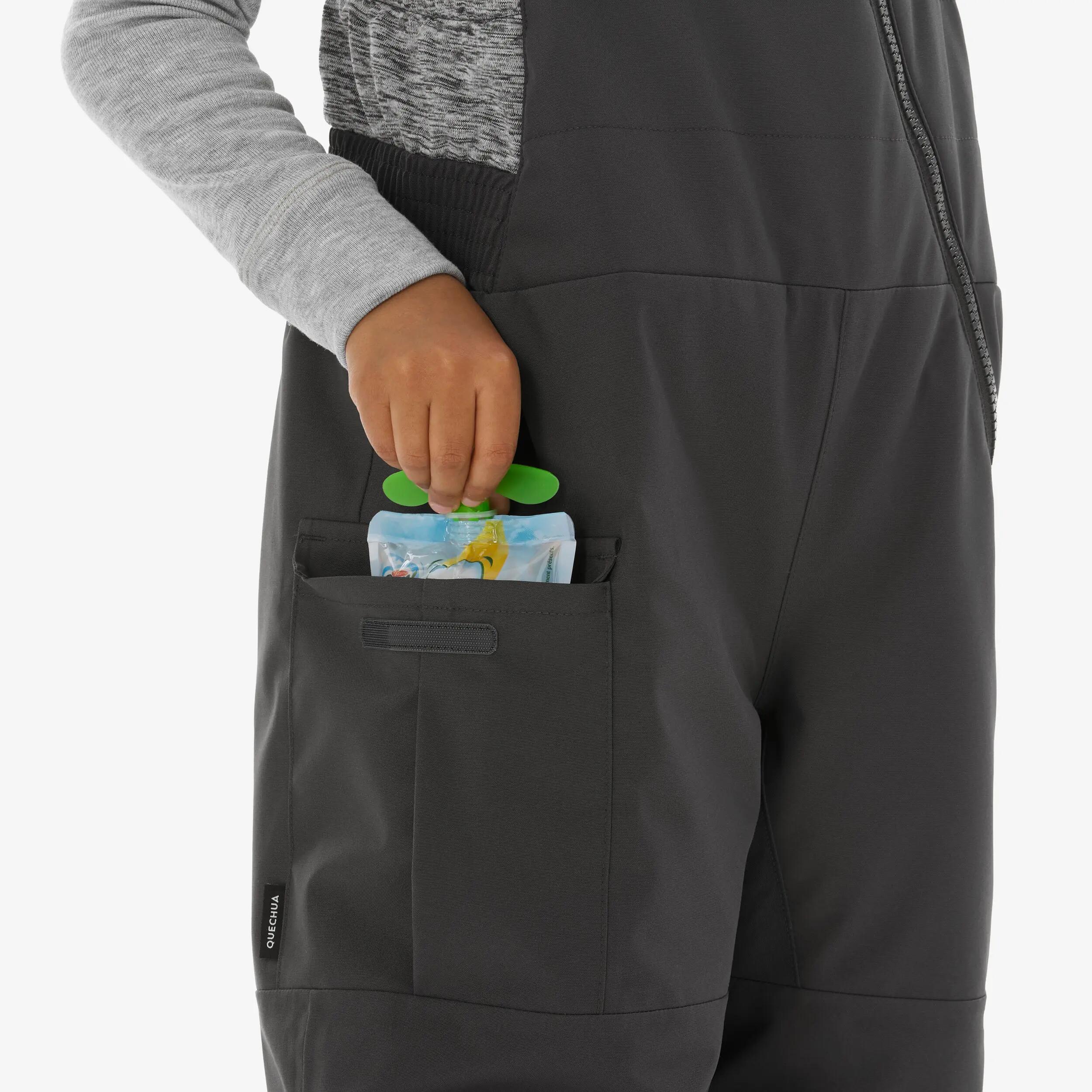 Pantalon de ski imperméable enfant 1-5 ans, 900 Kid gris 23/35