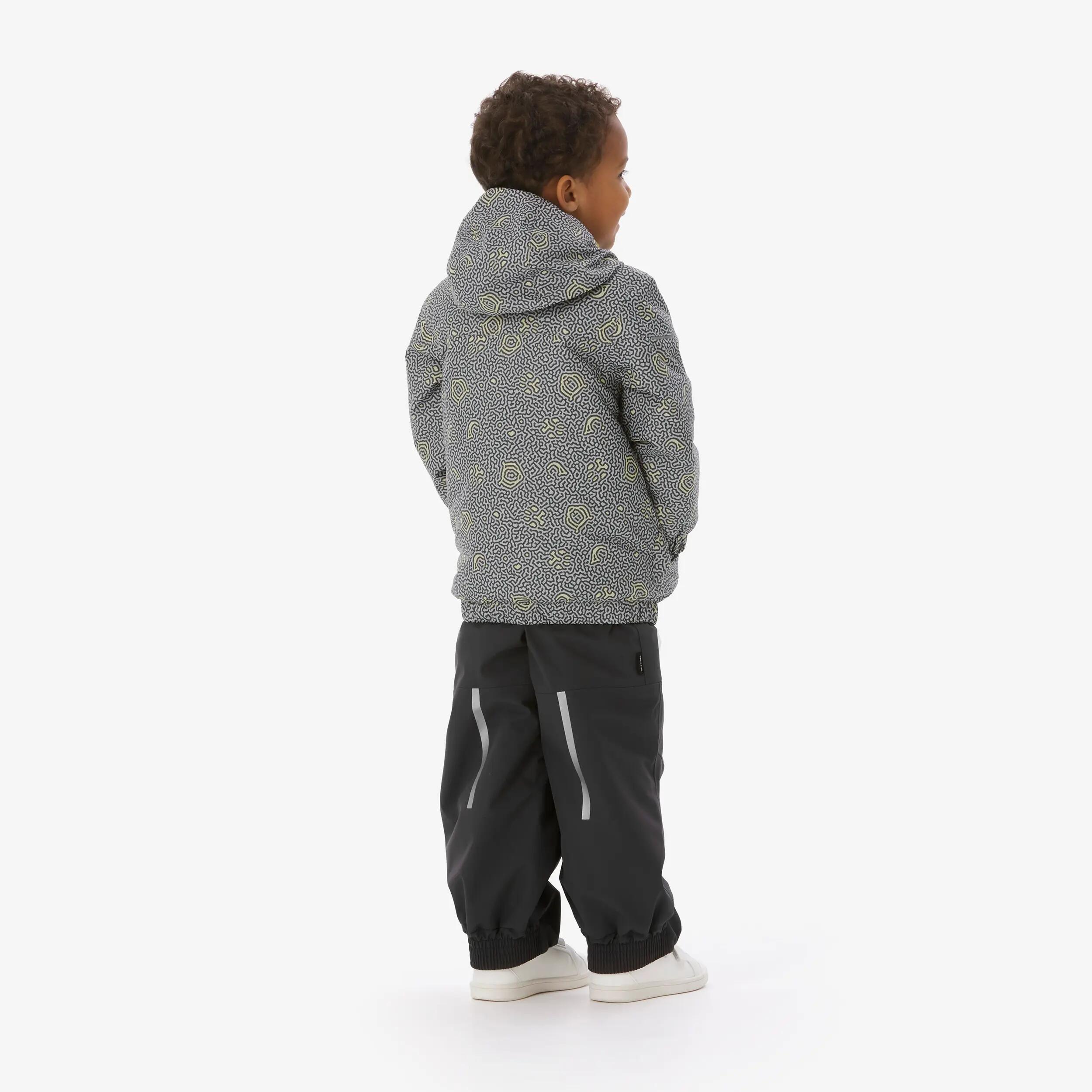 Pantalon de ski imperméable enfant 1-5 ans, 900 Kid gris 35/35